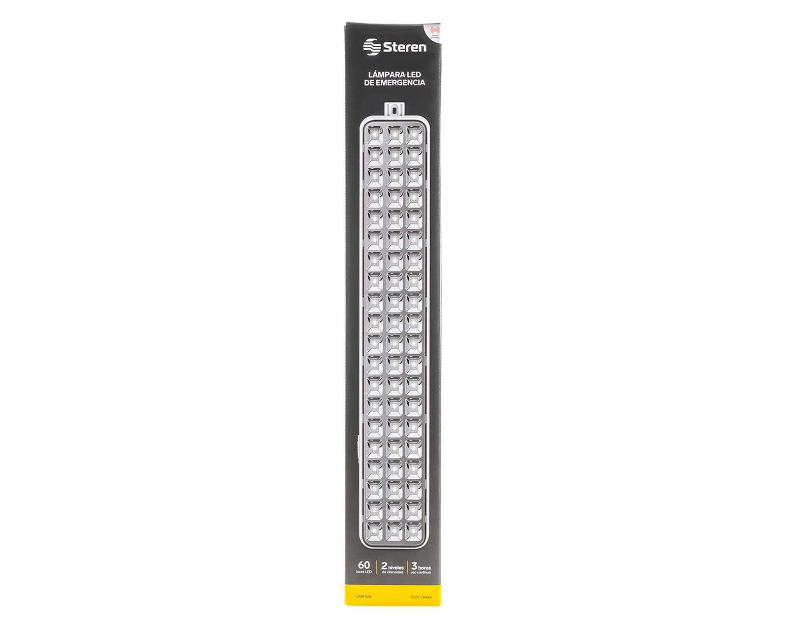 Lámpara LED de Emergencia Steren LAM-526 Recargable