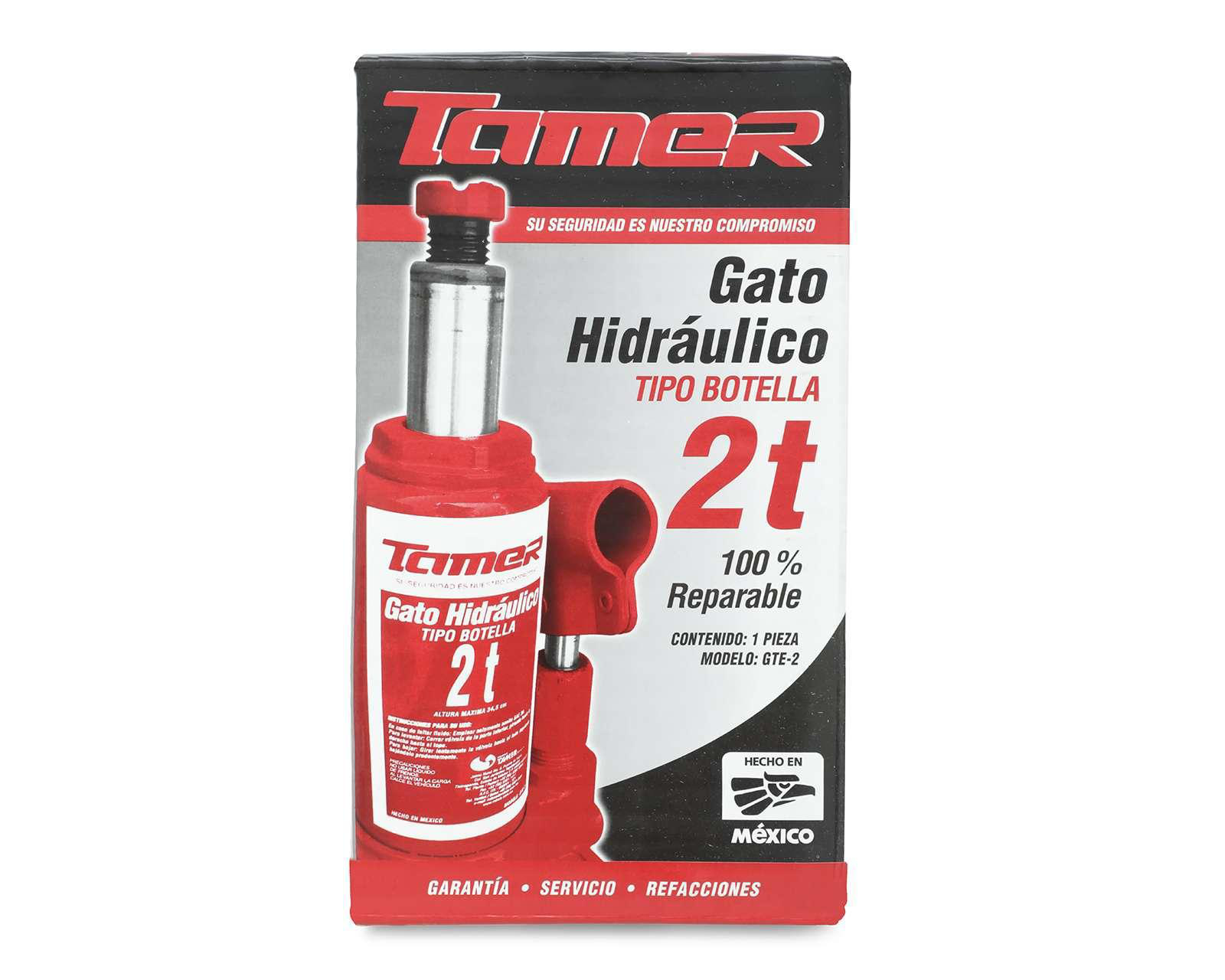 Foto 6 pulgar | Gato Hidráulico para Carro Tamer de Botella GTE-2 2 Toneladas