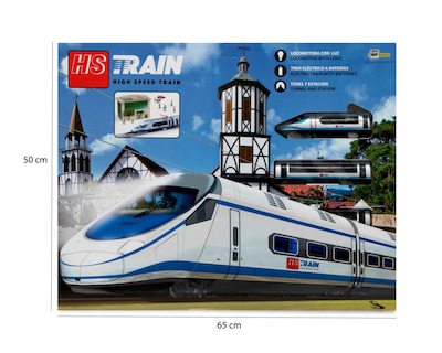 Foto 3 | Tren Pequetren Alta Velocidad 705 Blanco