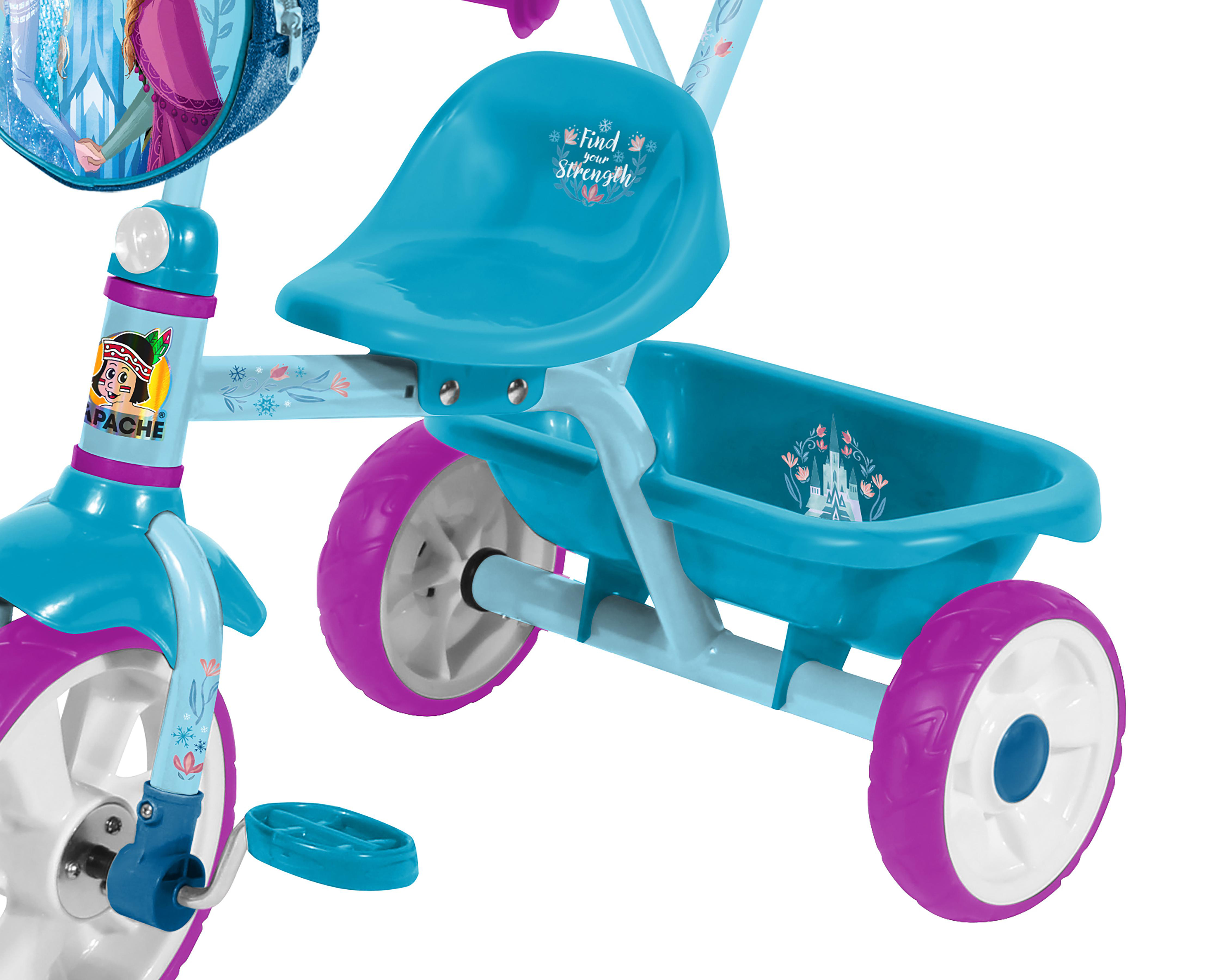 Foto 4 pulgar | Triciclo por Etapas Apache Frozen Azul