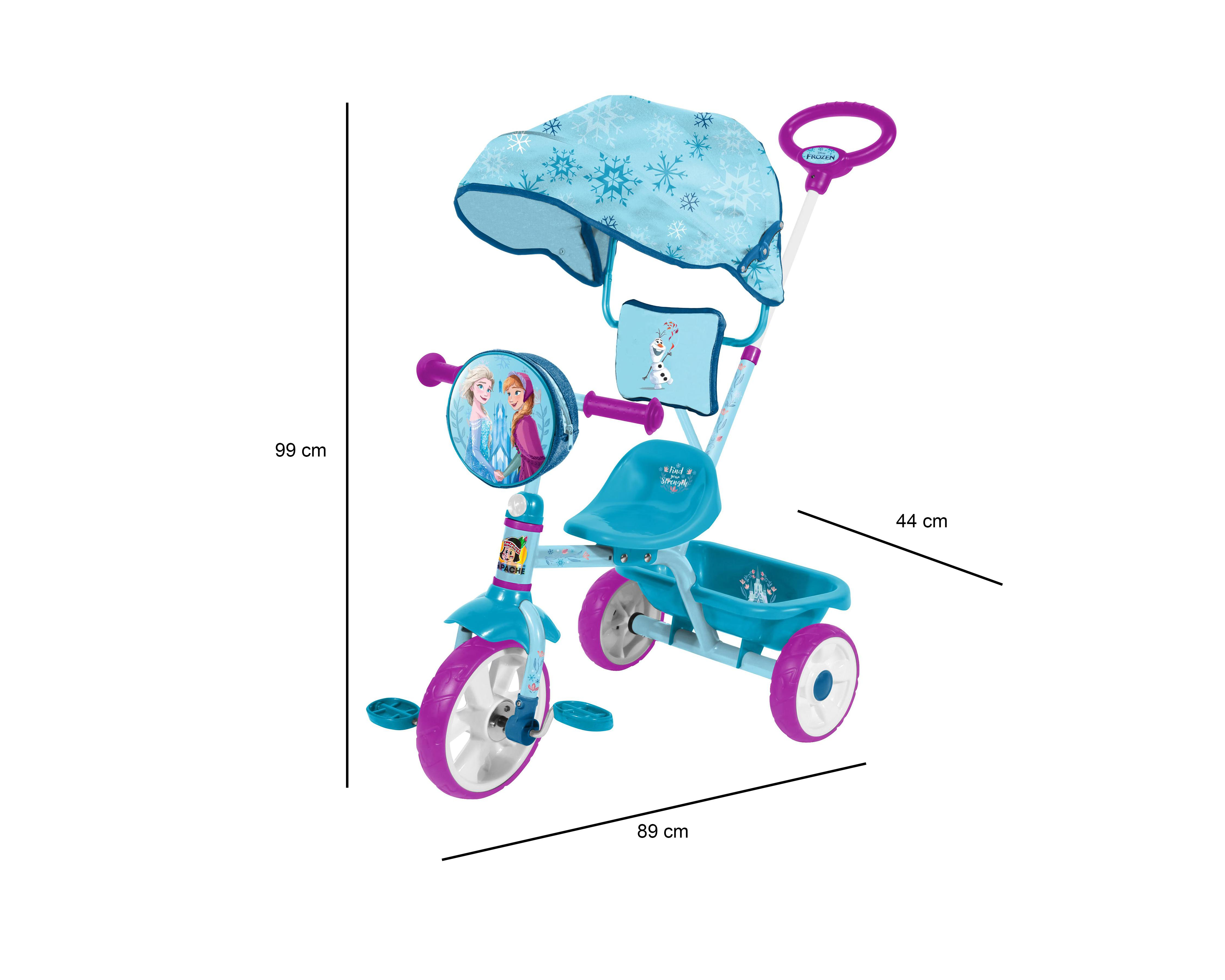 Foto 4 | Triciclo por Etapas Apache Frozen Azul