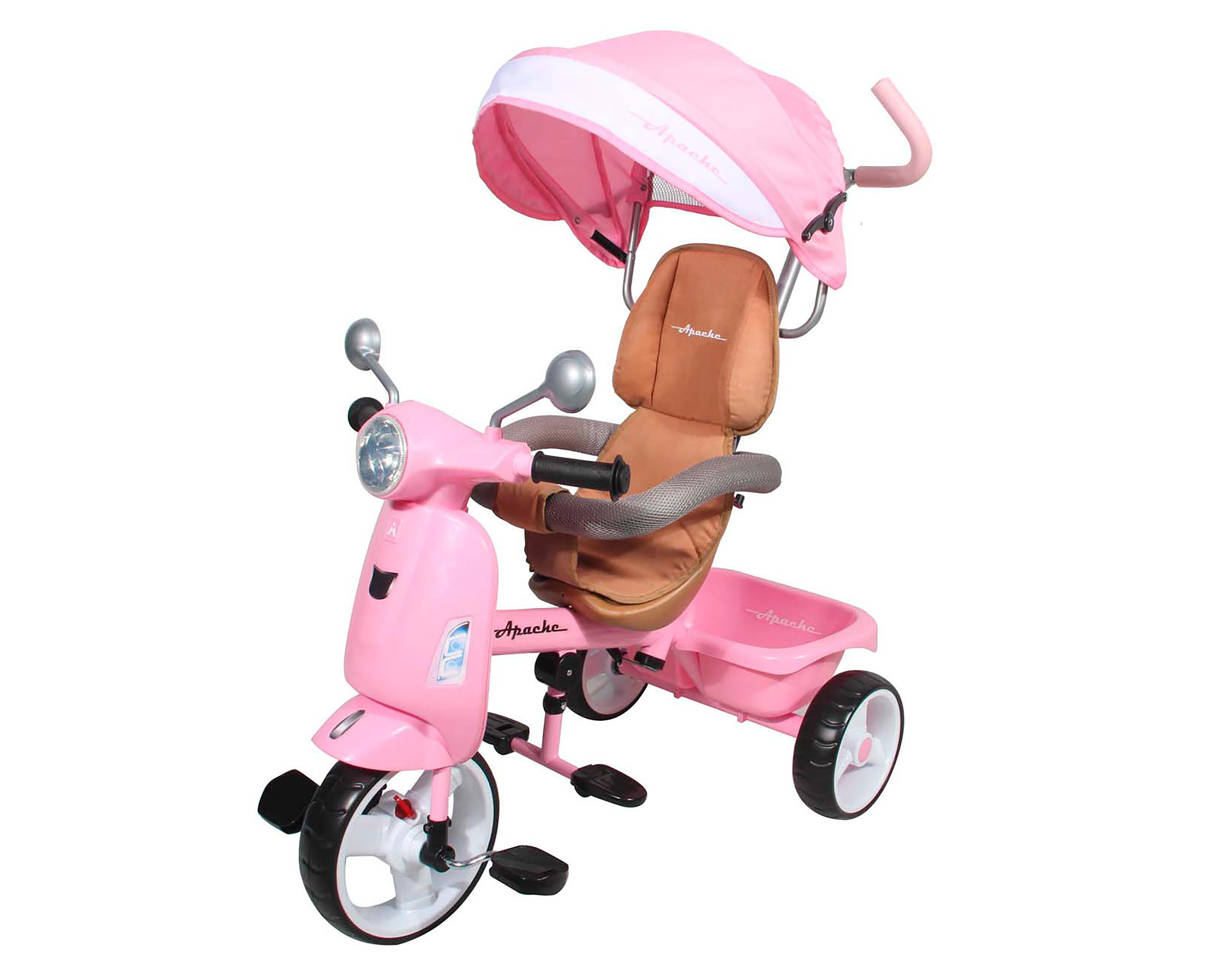 Triciclo Etapas Apache Moto 3 en 1 $2,599