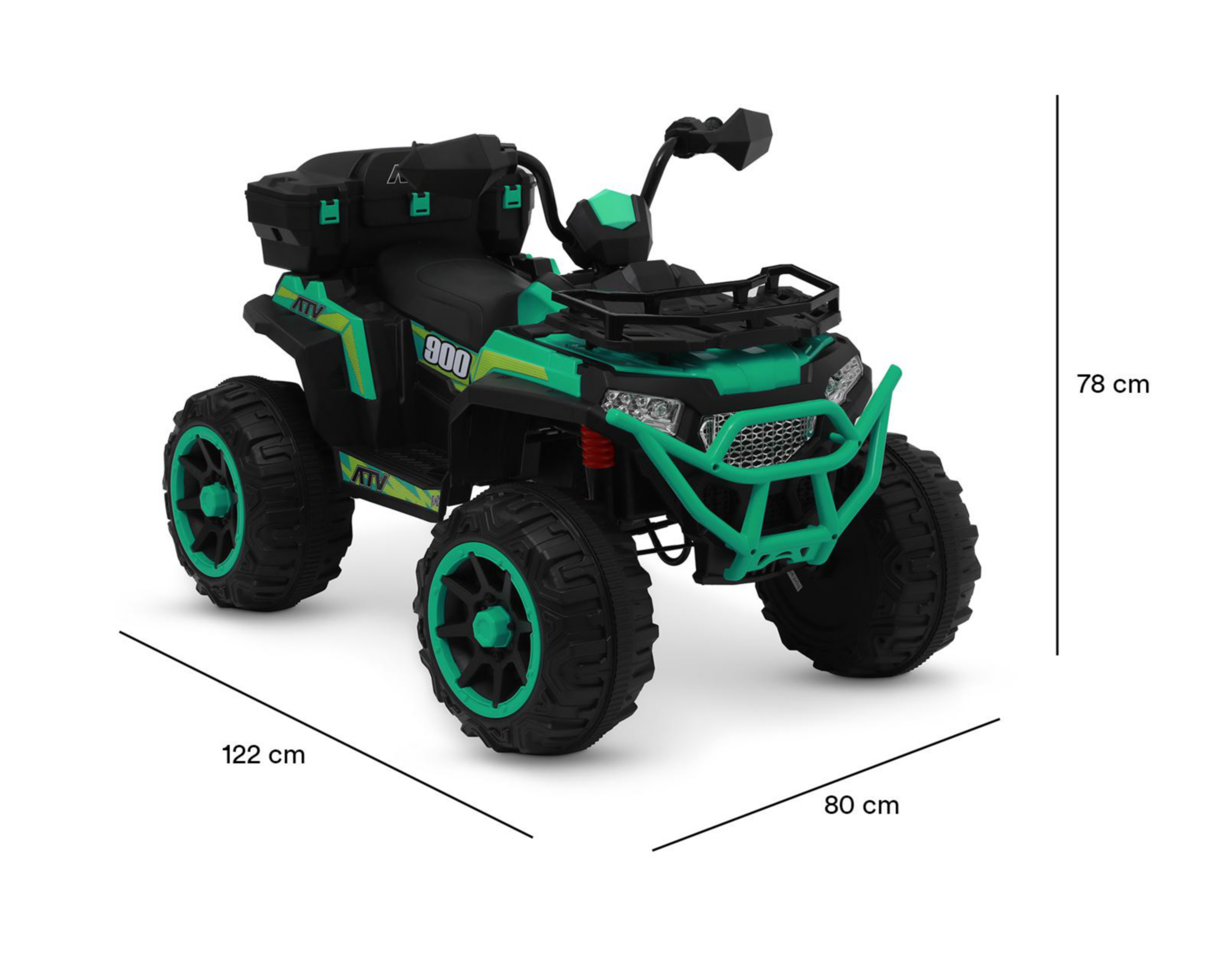 Foto 9 pulgar | Montable Eléctrico Funzone Quad IM1035 Verde