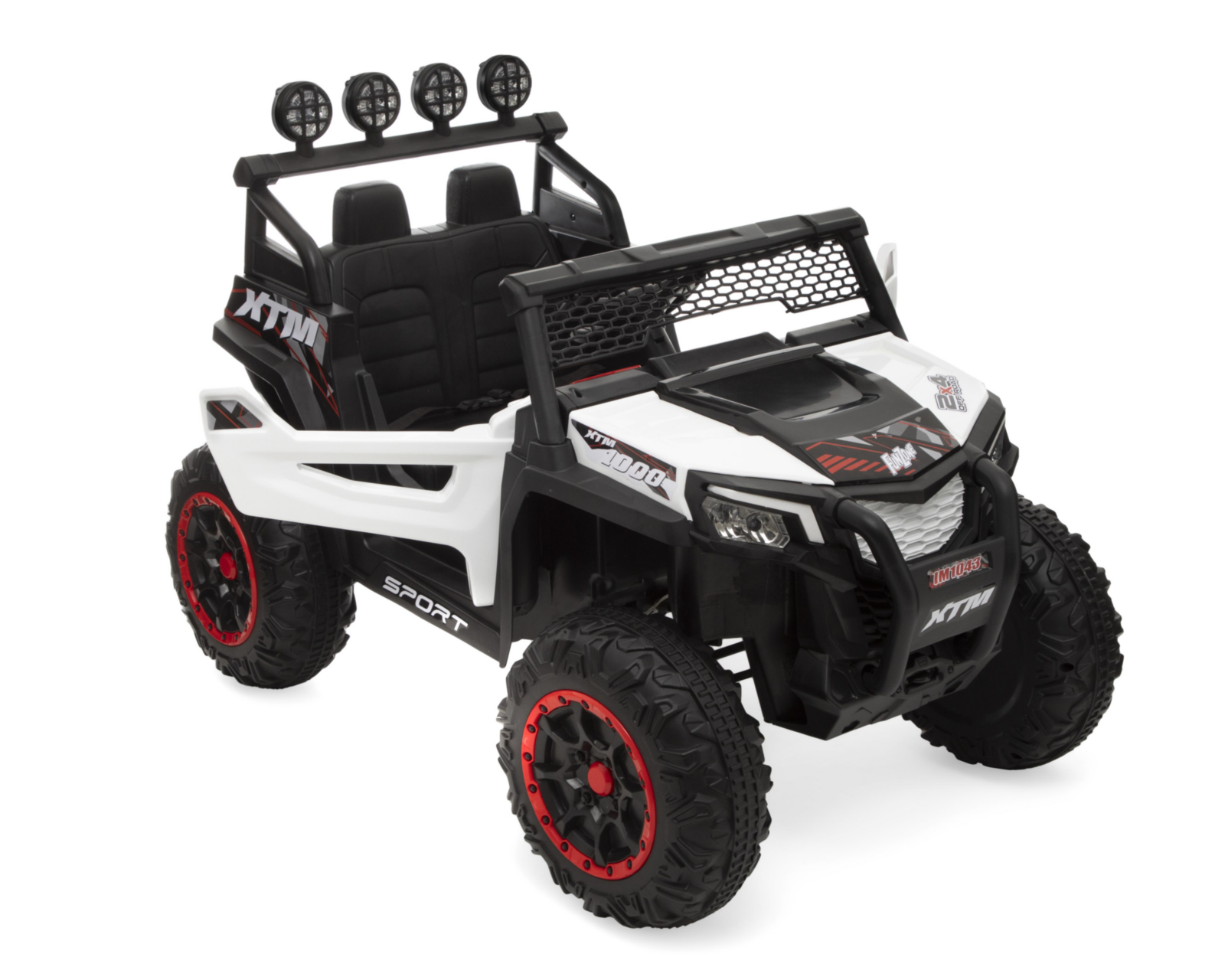 Montable Eléctrico Funzone Buggy Blanco