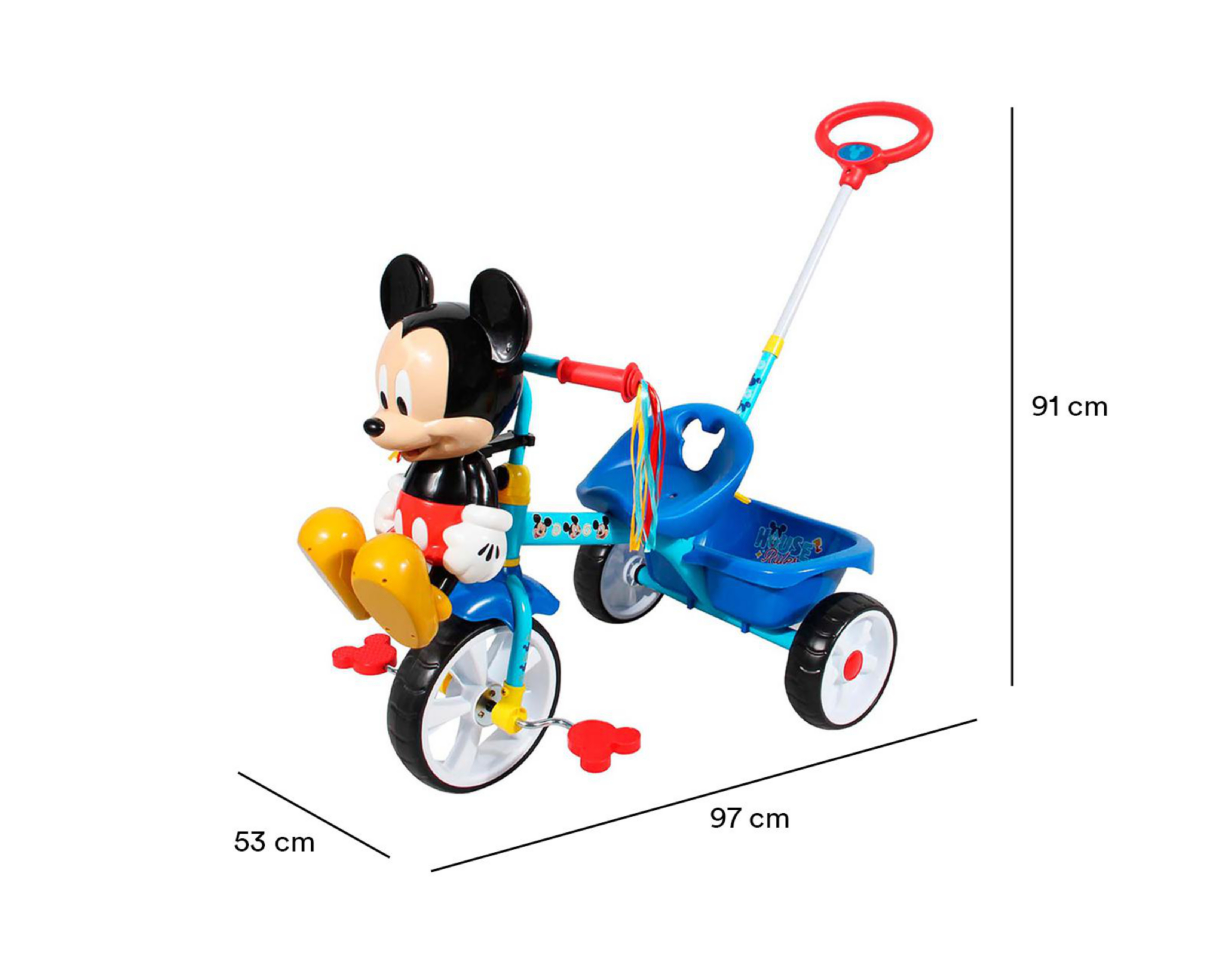 Foto 7 | Triciclo Apache Mickey Mouse Azul