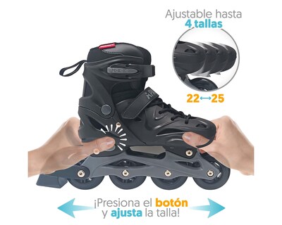 Foto 2 | Patines Apache PRL-SKAX-C Talla Ajustable