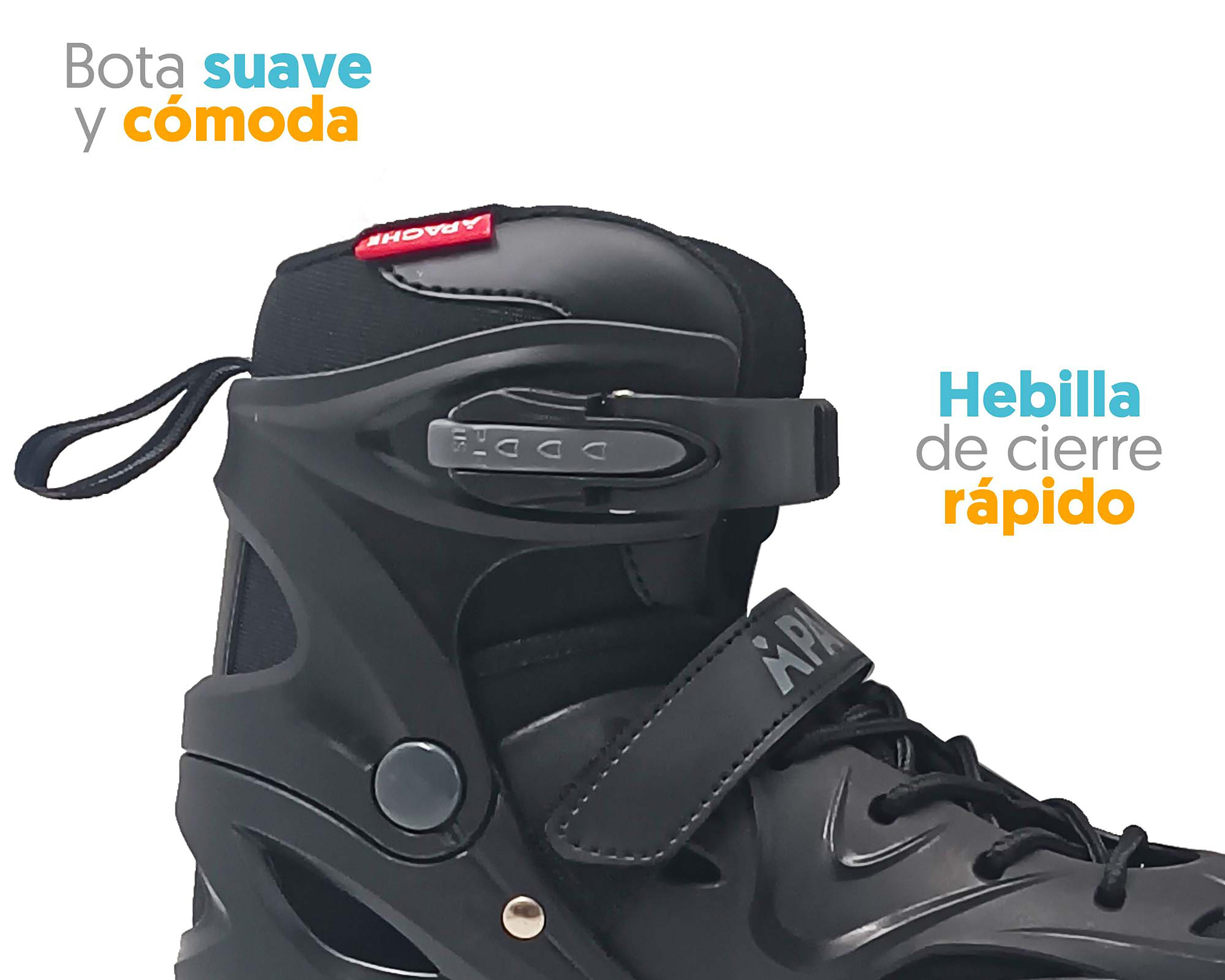 Foto 5 pulgar | Patines Apache PRL-SKAX-C Talla Ajustable