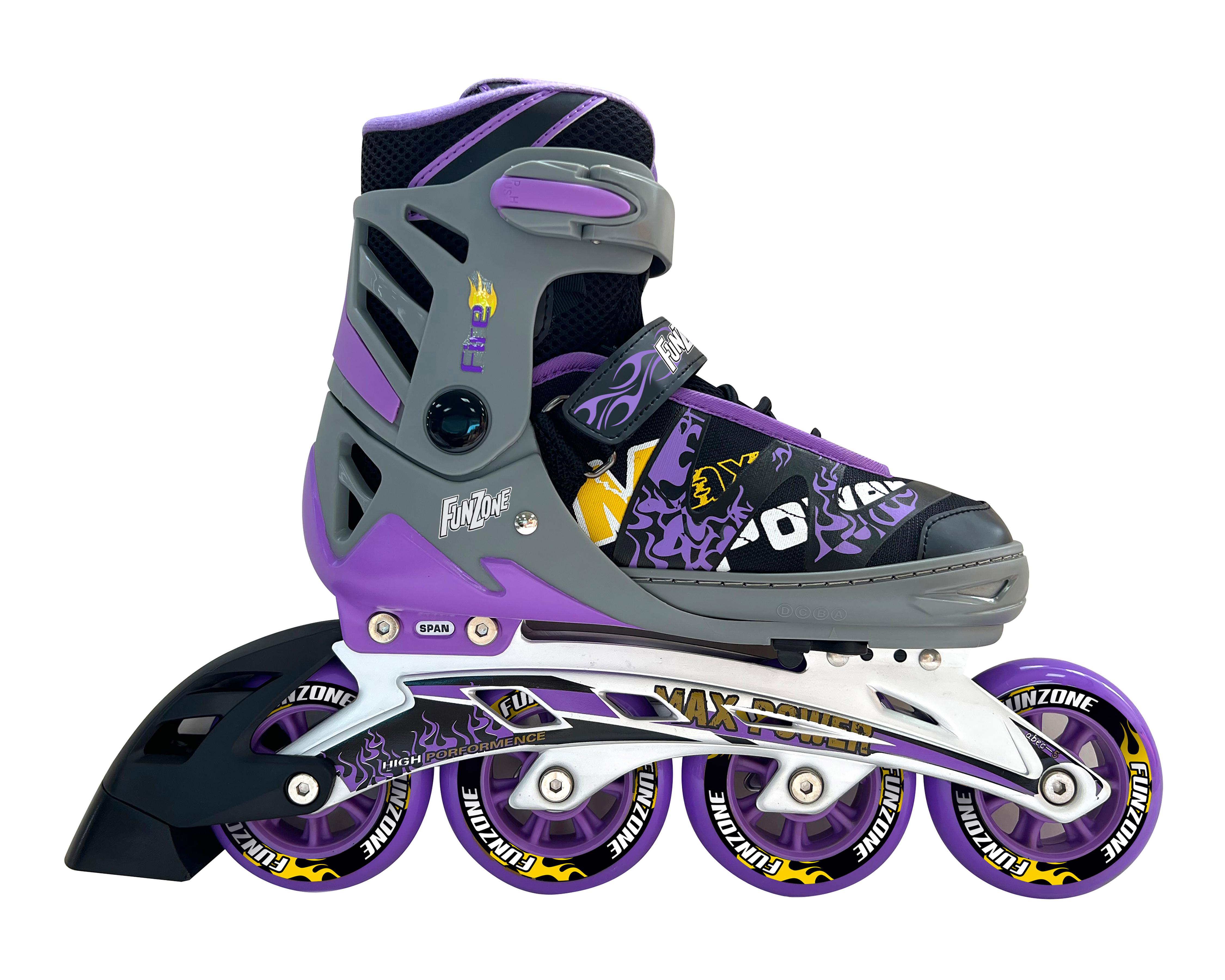 Foto 2 | Patines Funzone Morados Ajustables