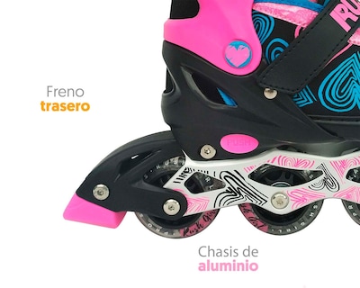 Foto 3 | Patines Apache Led RSH PR-SKFWG-LS Rosa Talla 22-25