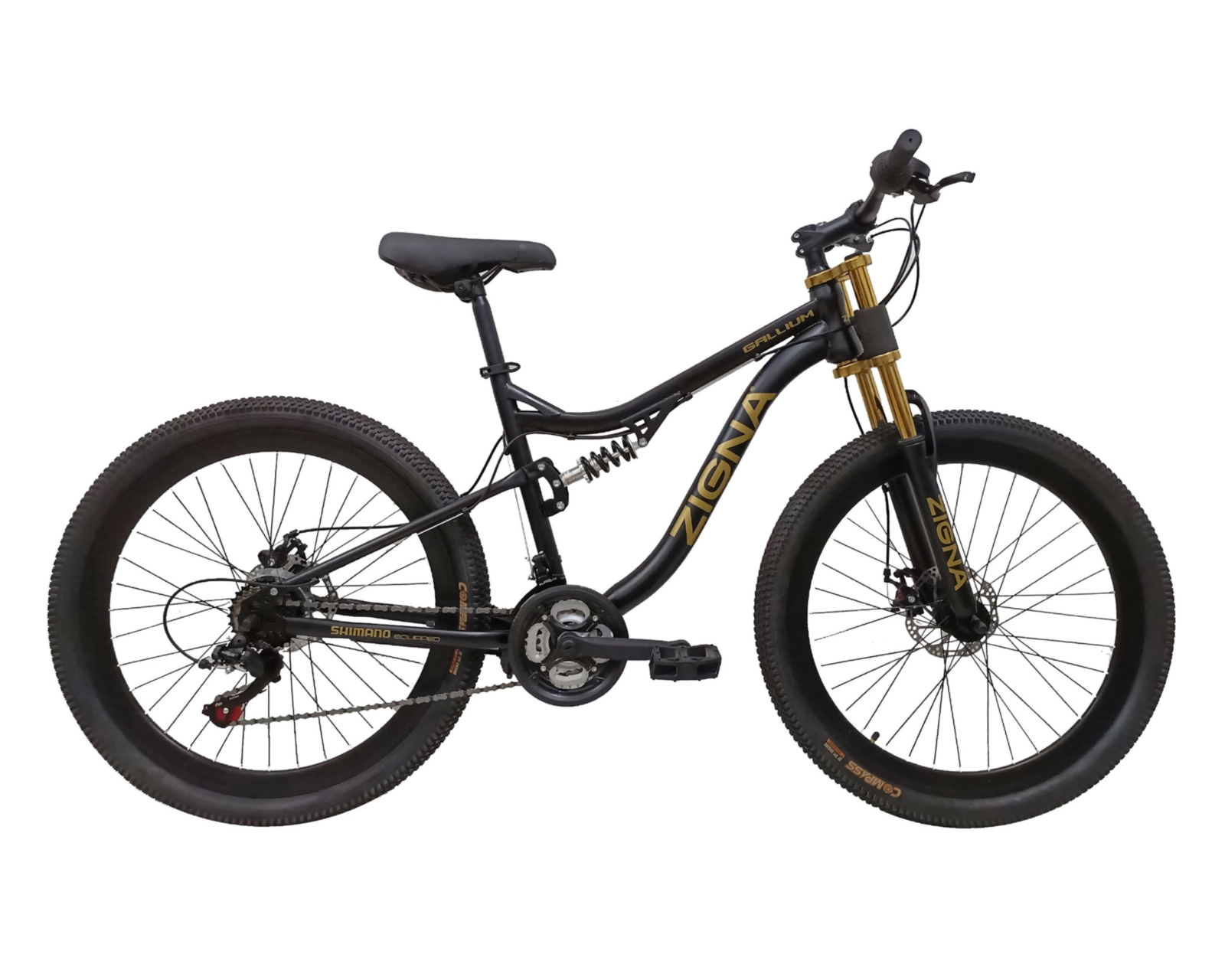 Bicicleta de Montaña Zigna Gallium DS Rodada 26 Negra