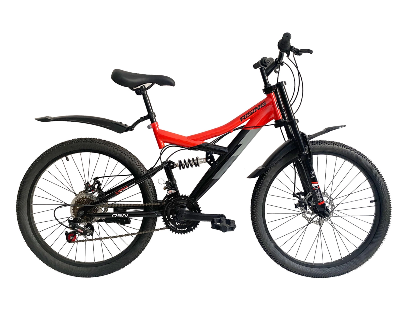 Bicicleta de Montaña Rising Bike Zeus 24" Roja