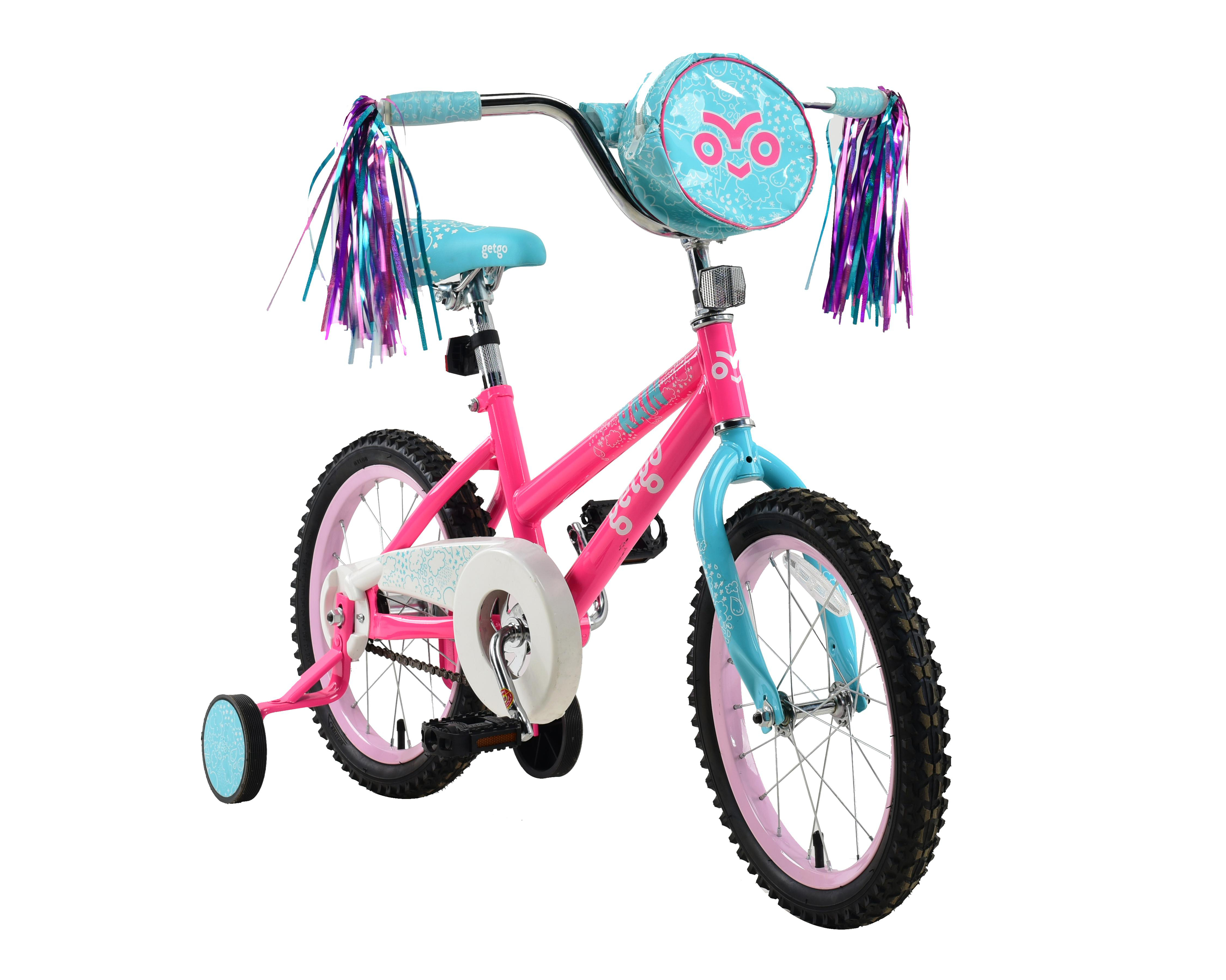Foto 2 pulgar | Bicicleta Infantil Getgo Rain 16" Rosa