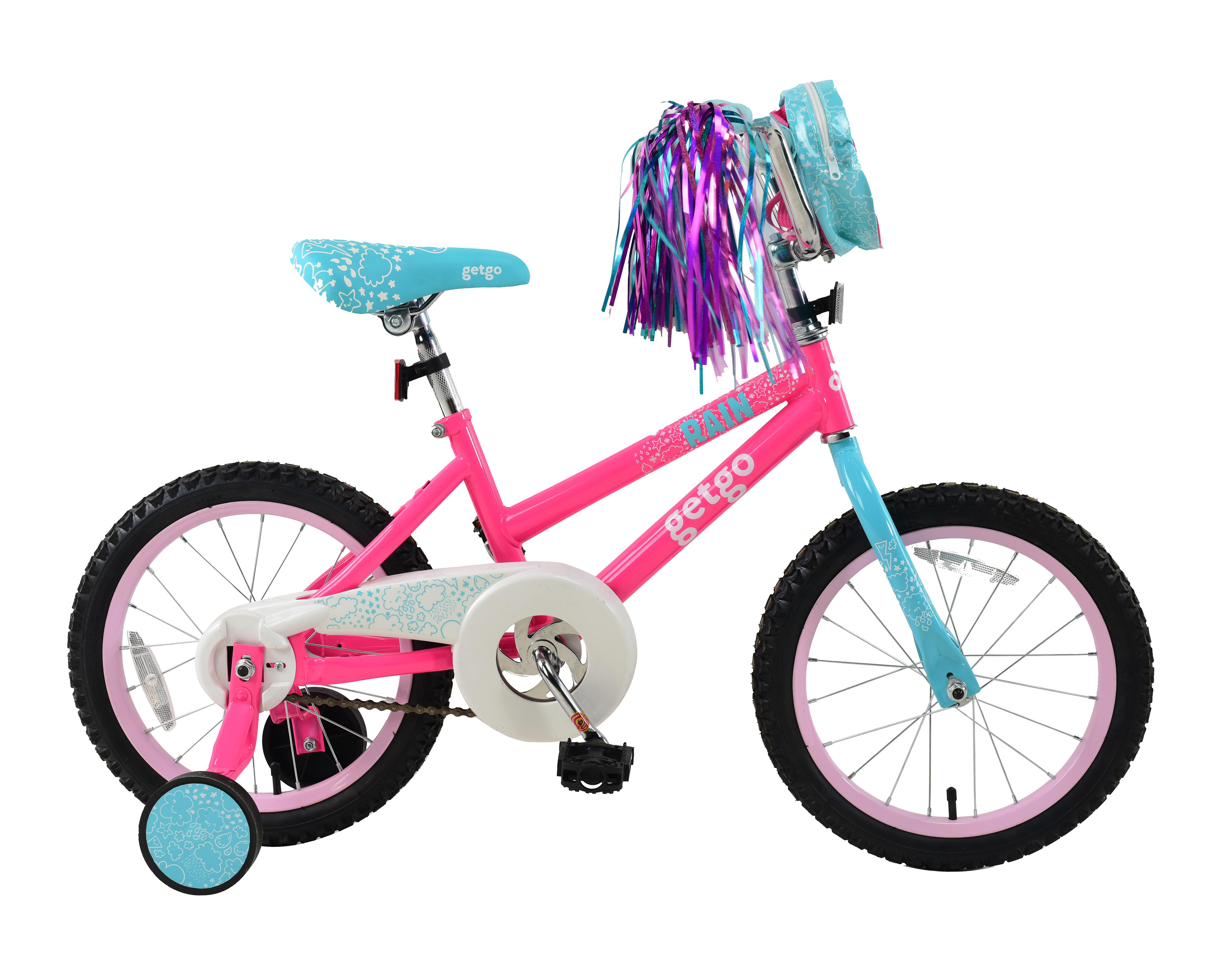Foto 3 pulgar | Bicicleta Infantil Getgo Rain 16" Rosa