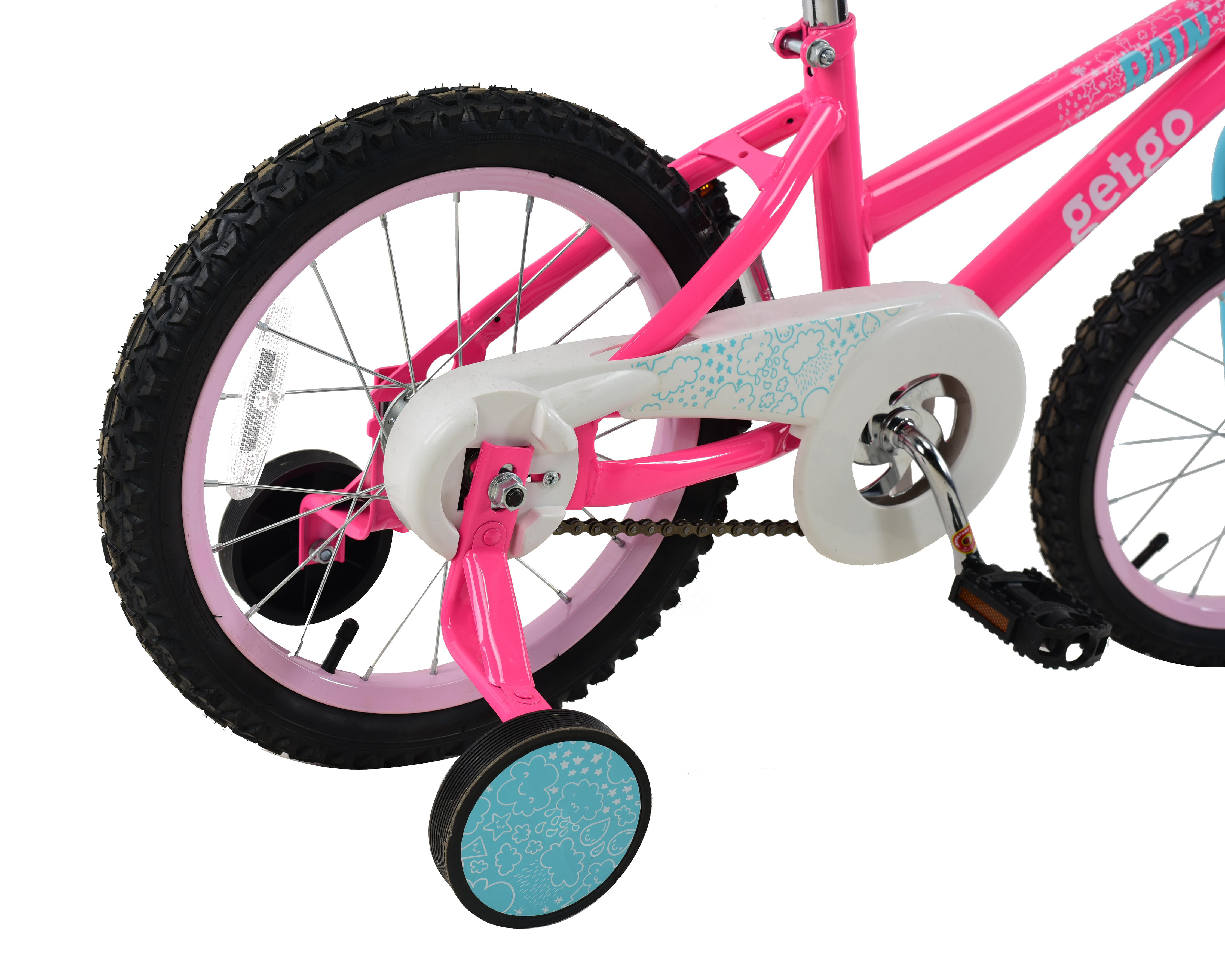 Foto 5 pulgar | Bicicleta Infantil Getgo Rain 16" Rosa