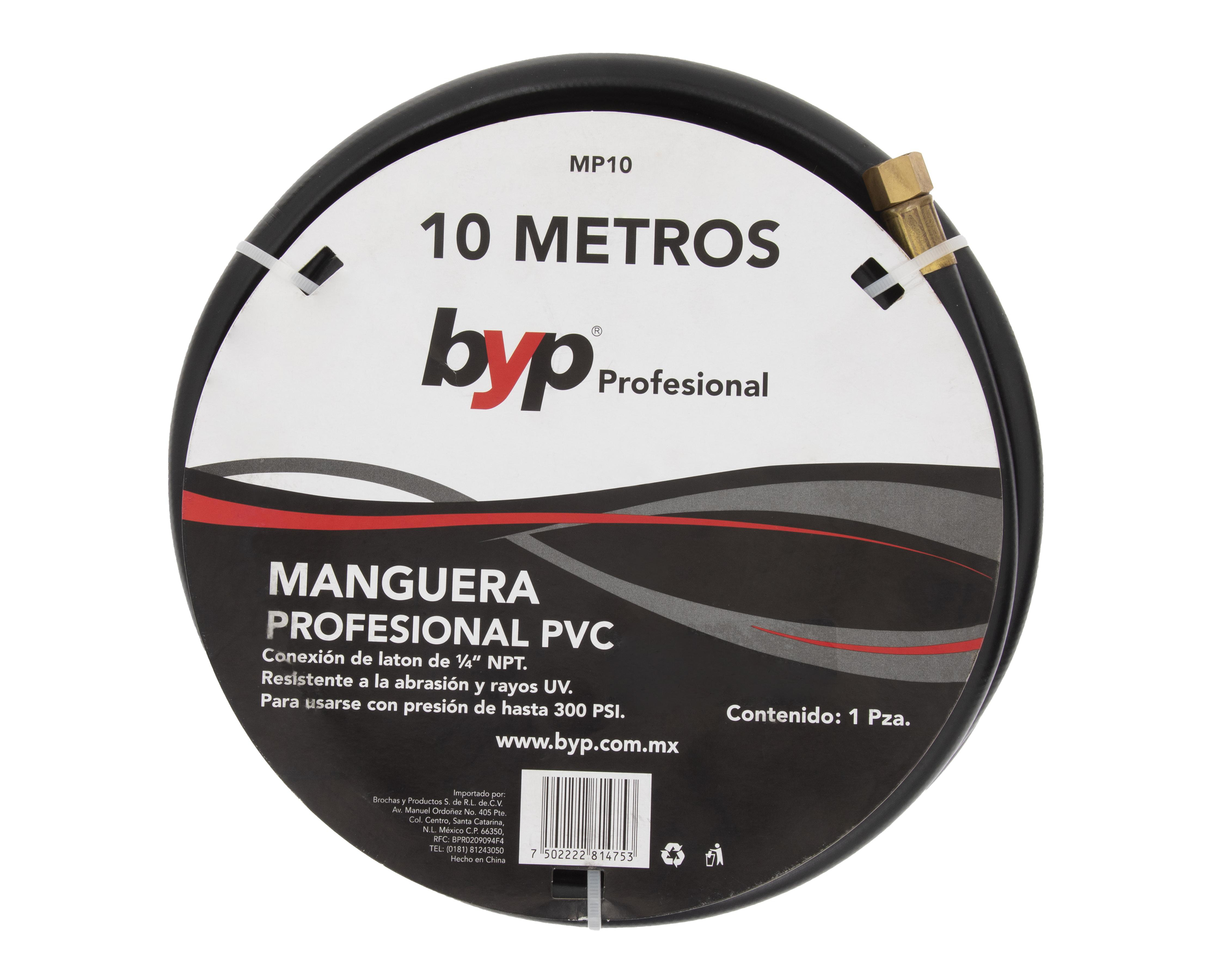 Manguera para Compresor Byp 10 m Negra