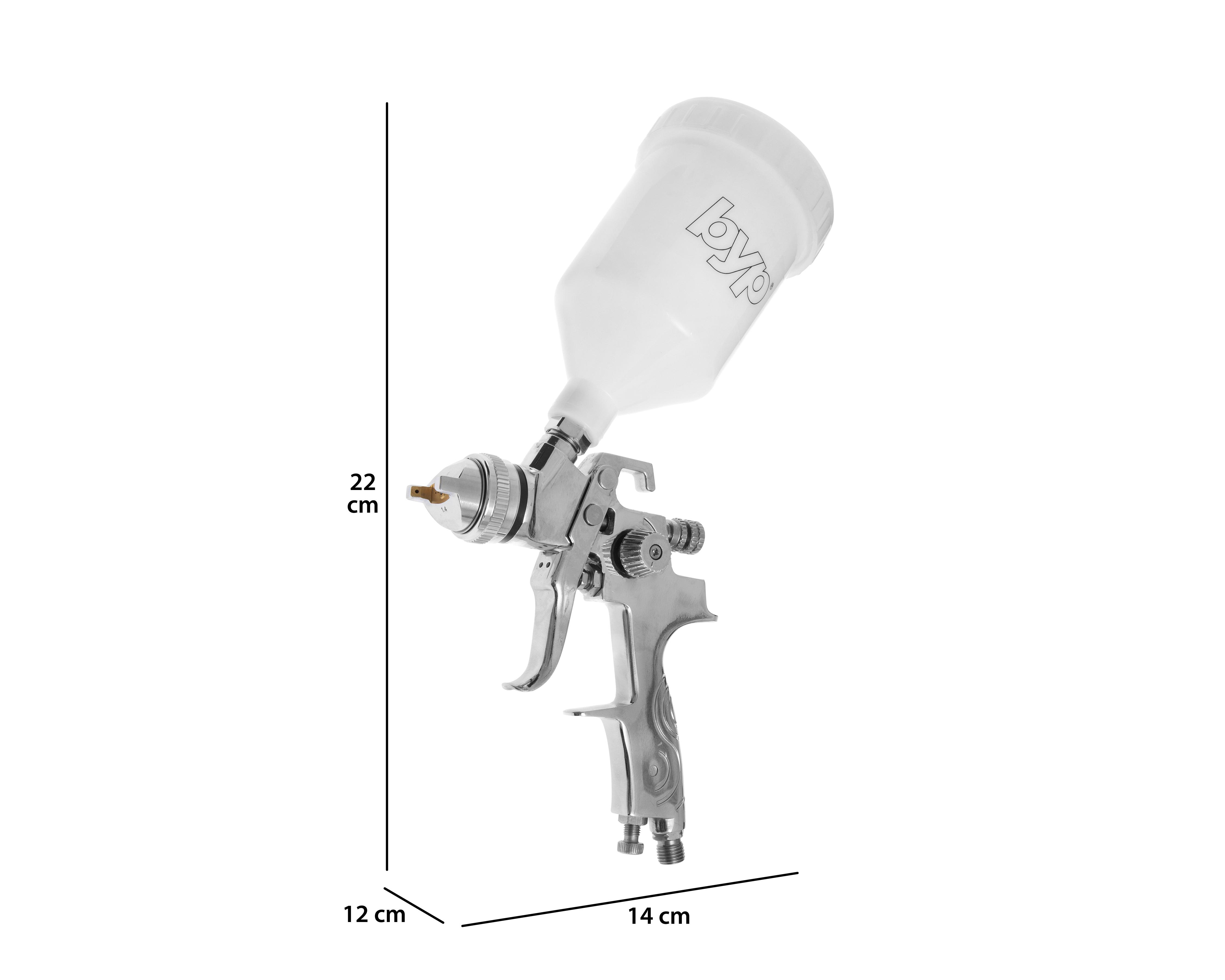 Foto 5 | Pistola para Pintura Byp HVLP 600 ml