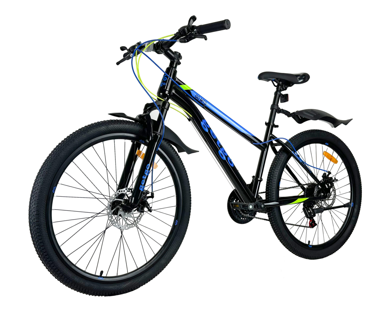 Foto 4 pulgar | Bicicleta de Montaña Getgo Nitro 26" Azul