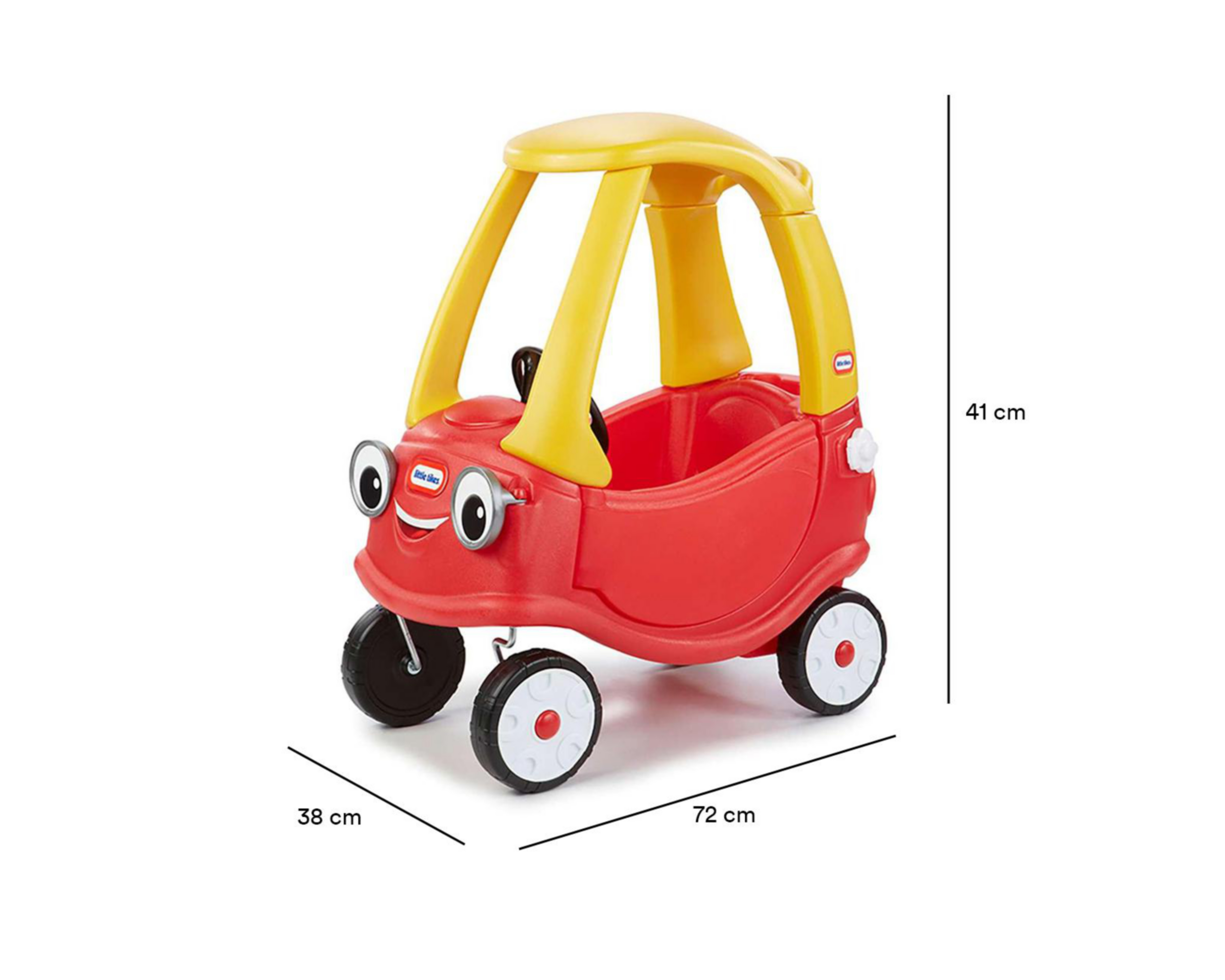 Foto 6 pulgar | Carrito de Paseo Little Tikes Cozy Coupe Rojo