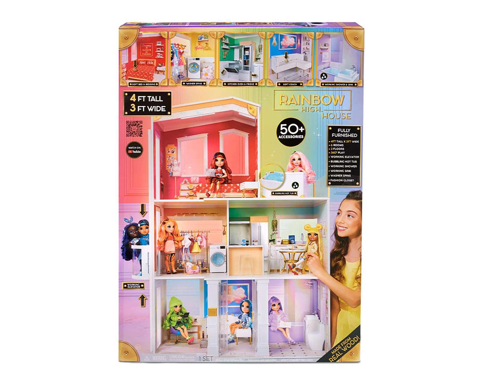 Foto 4 | Casa de Muñecas Little Tikes Rainbow High House Multicolor