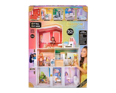 Foto 4 | Casa de Muñecas Little Tikes Rainbow High House Multicolor