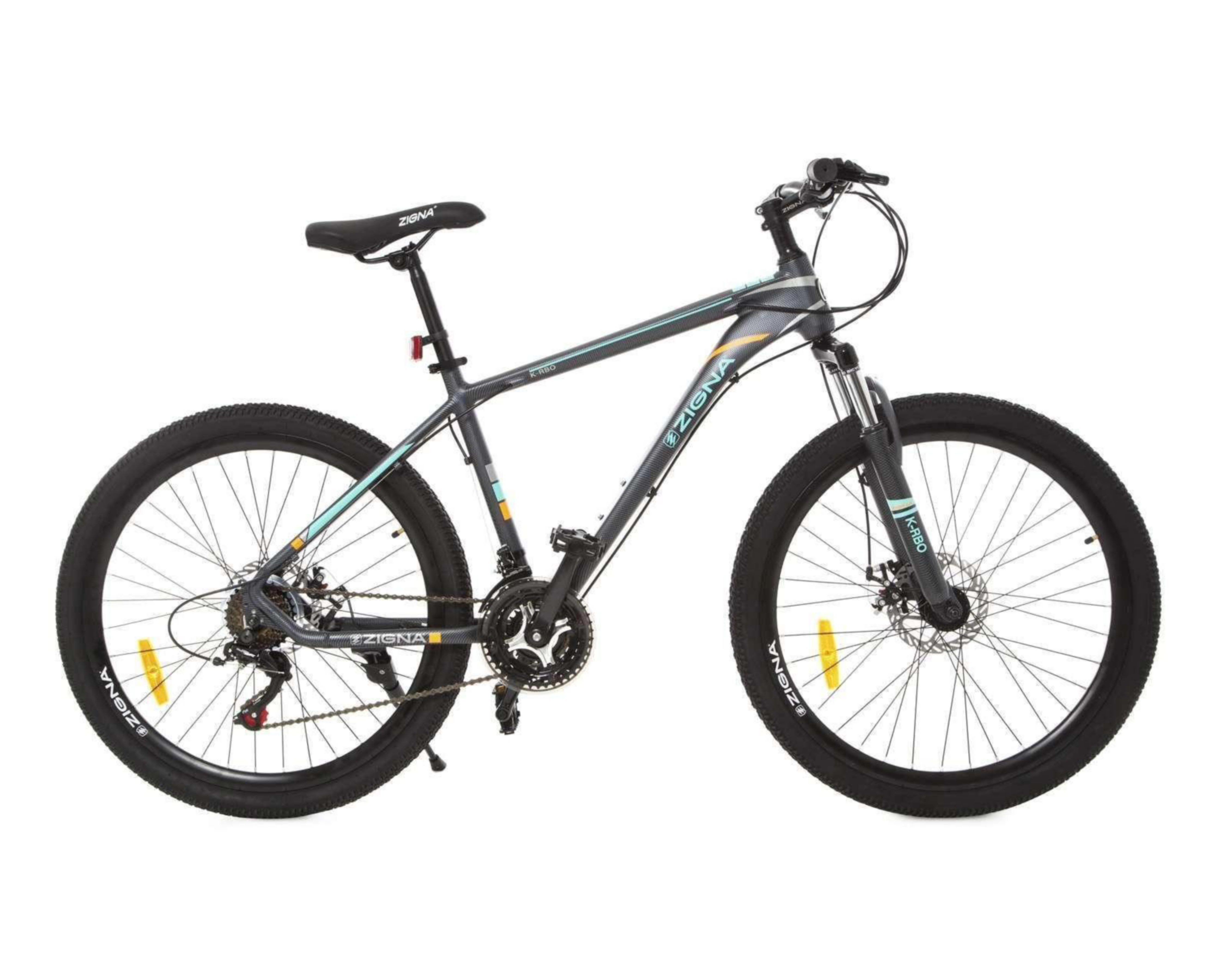 Foto 3 | Bicicleta Zigna Carbon Xc 26" Gris