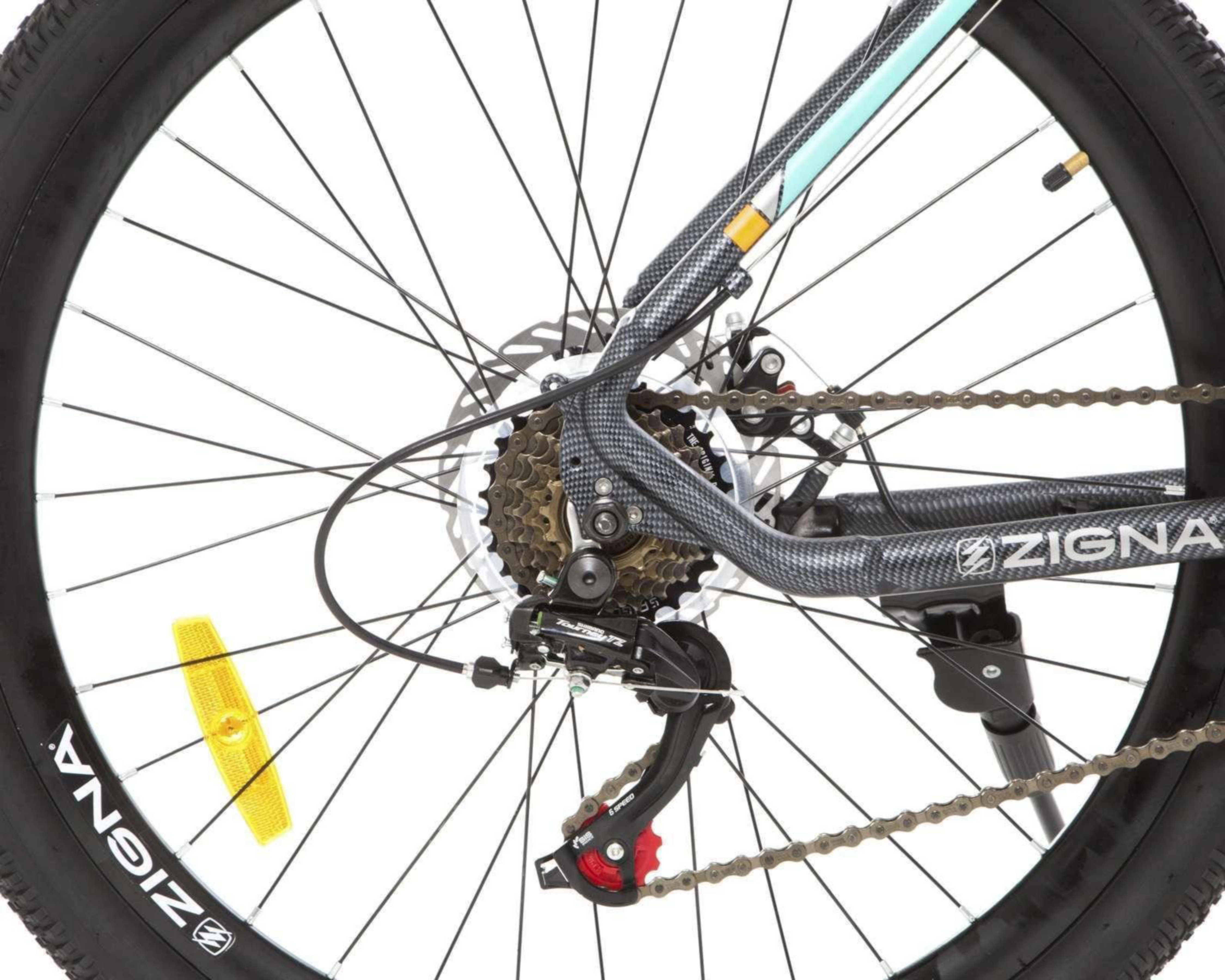 Foto 7 pulgar | Bicicleta Zigna Carbon Xc 26" Gris