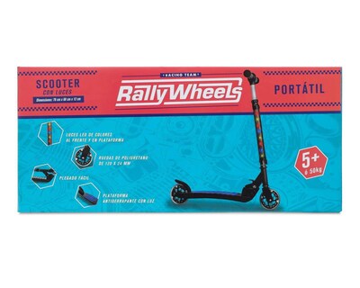 Foto 6 | Scooter Rally Wheels con Luces LED