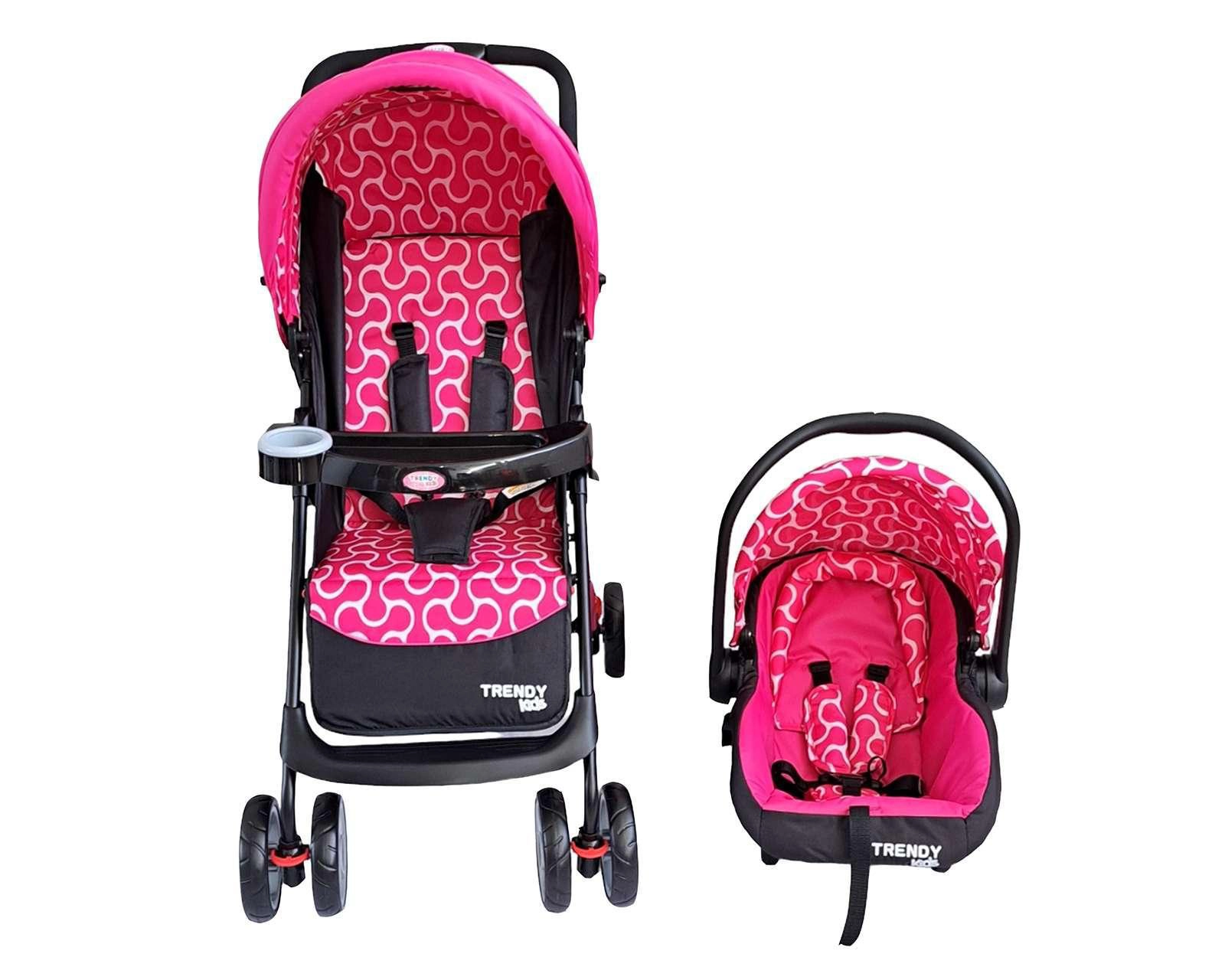 Foto 2 pulgar | Sistema de Viaje Trendy Kids Maxy Rosa