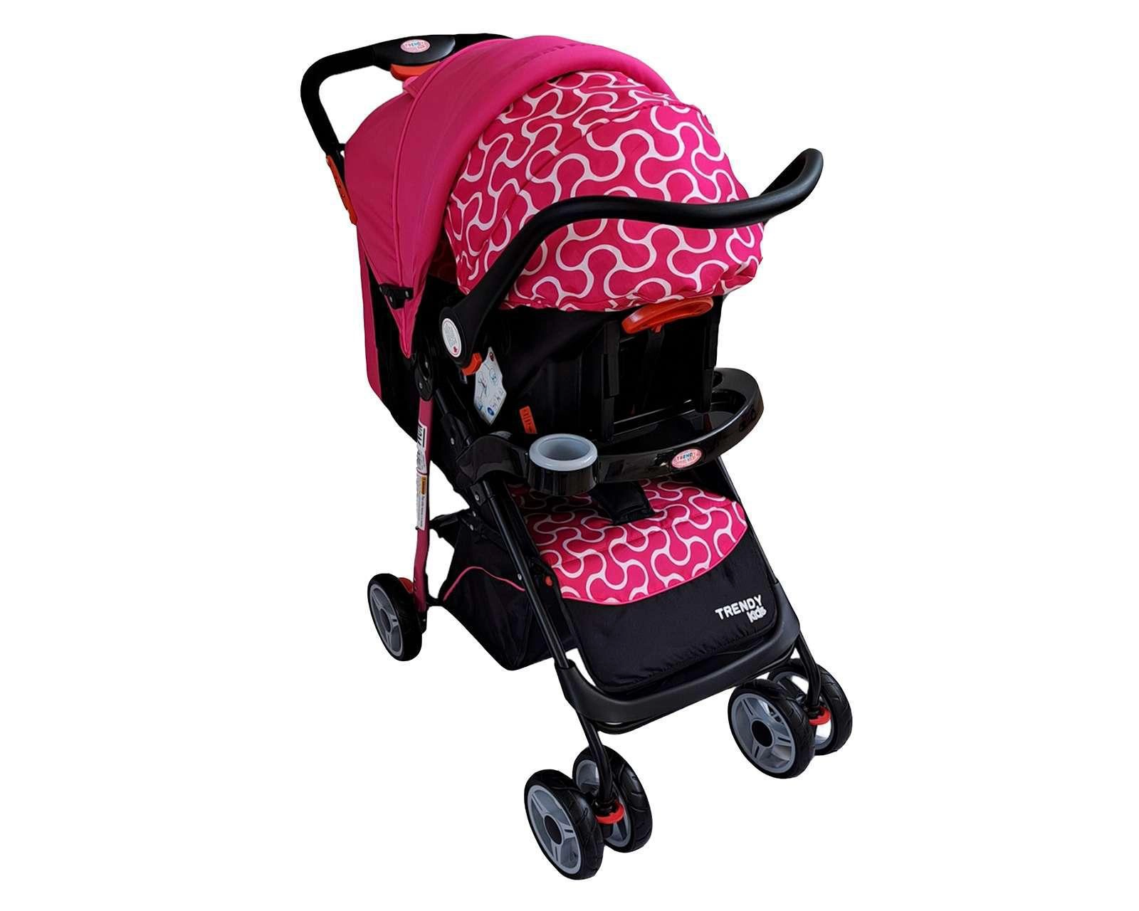 Foto 3 pulgar | Sistema de Viaje Trendy Kids Maxy Rosa