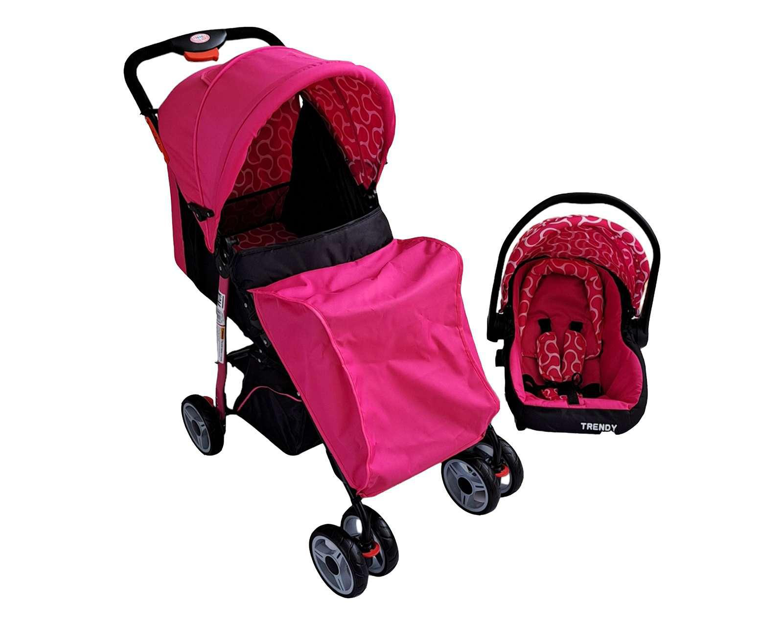 Foto 4 pulgar | Sistema de Viaje Trendy Kids Maxy Rosa