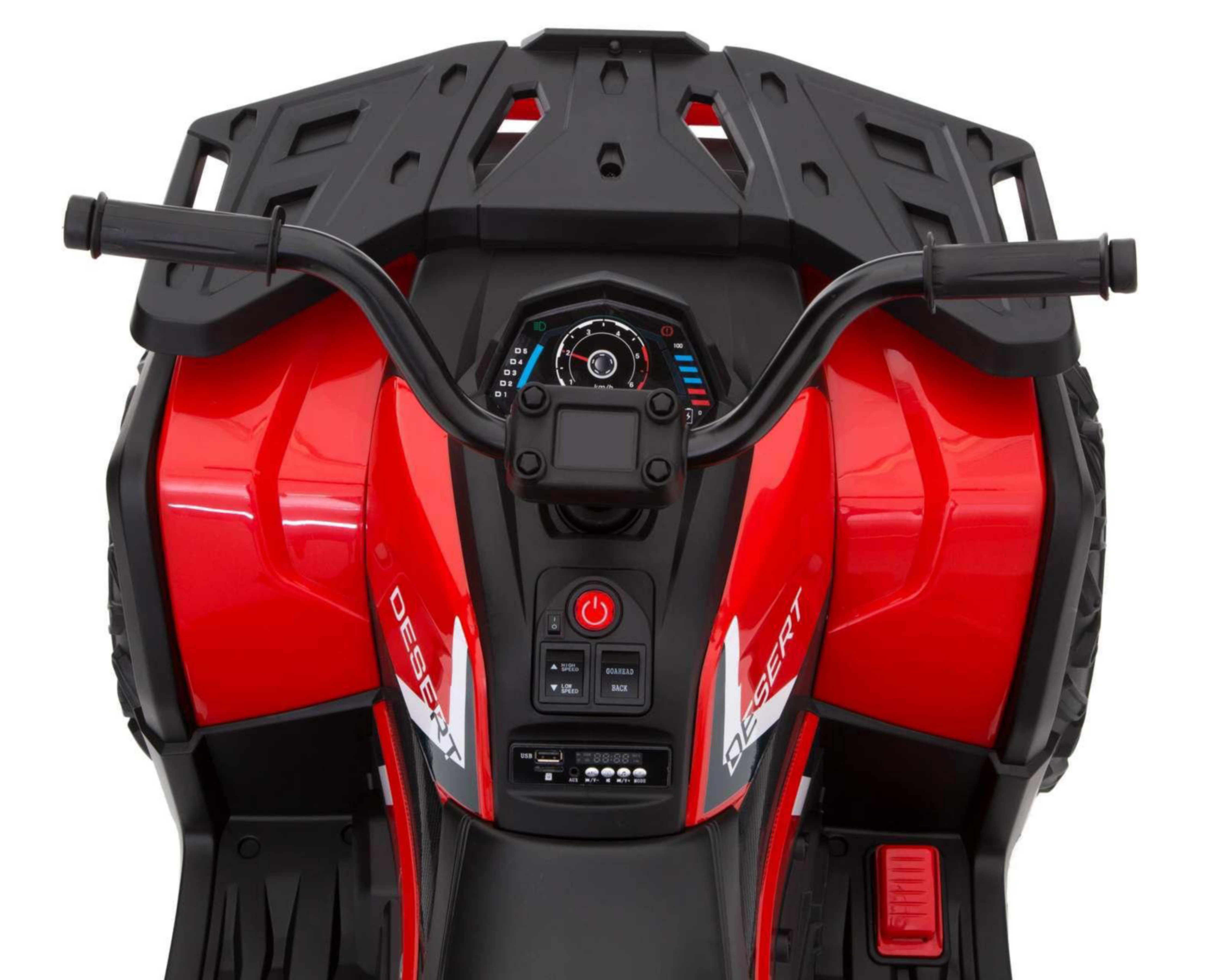 Foto 6 pulgar | Montable Eléctrico Rally Wheels Rojo