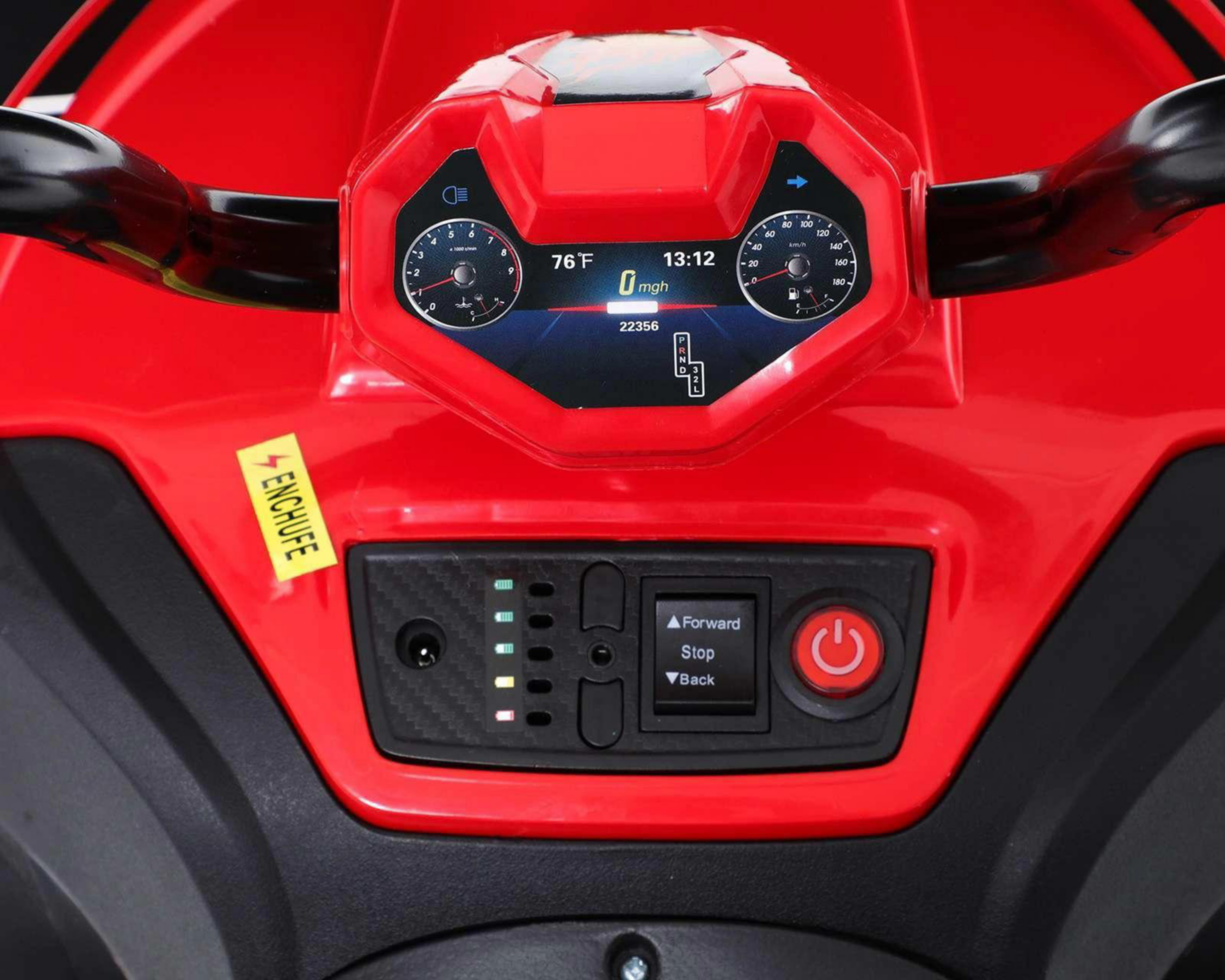 Foto 7 pulgar | Montable Eléctrico Rally Wheels Rojo