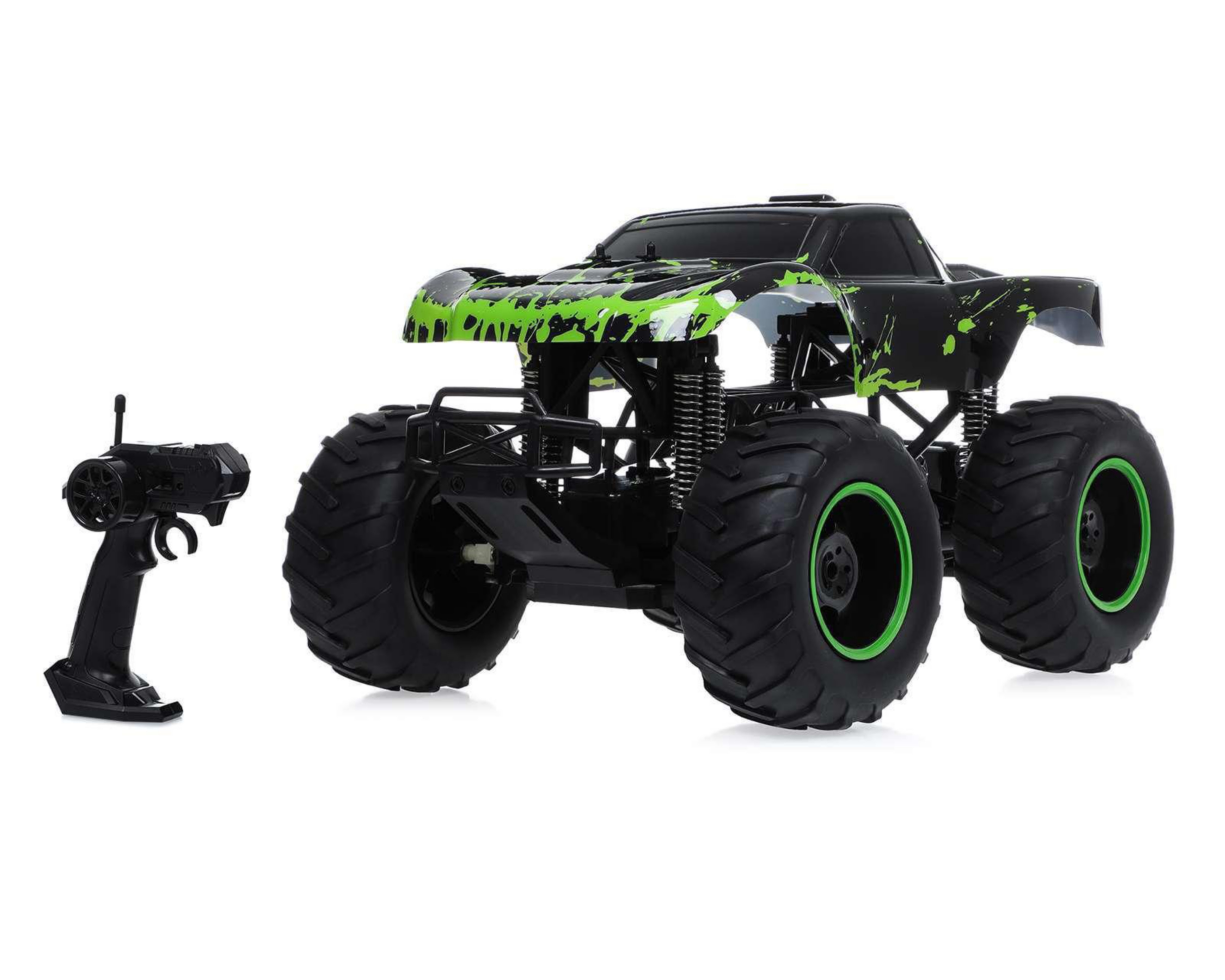 Carro A Control Remoto Monster Truck Para Niños Y Grandes Bateria  Recargable