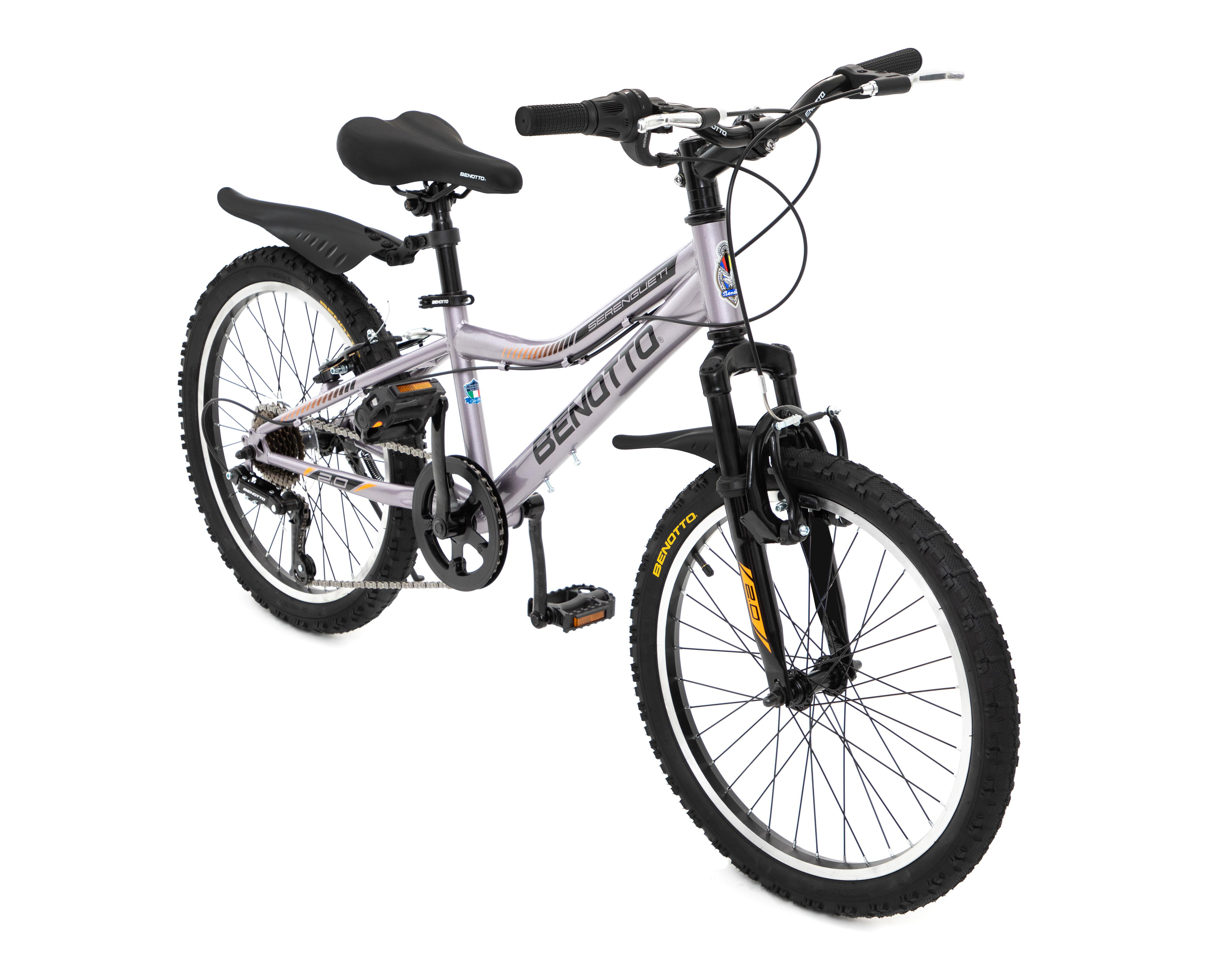 Bicicleta de Montaña Benotto Serengetti 20' Gris $3,499