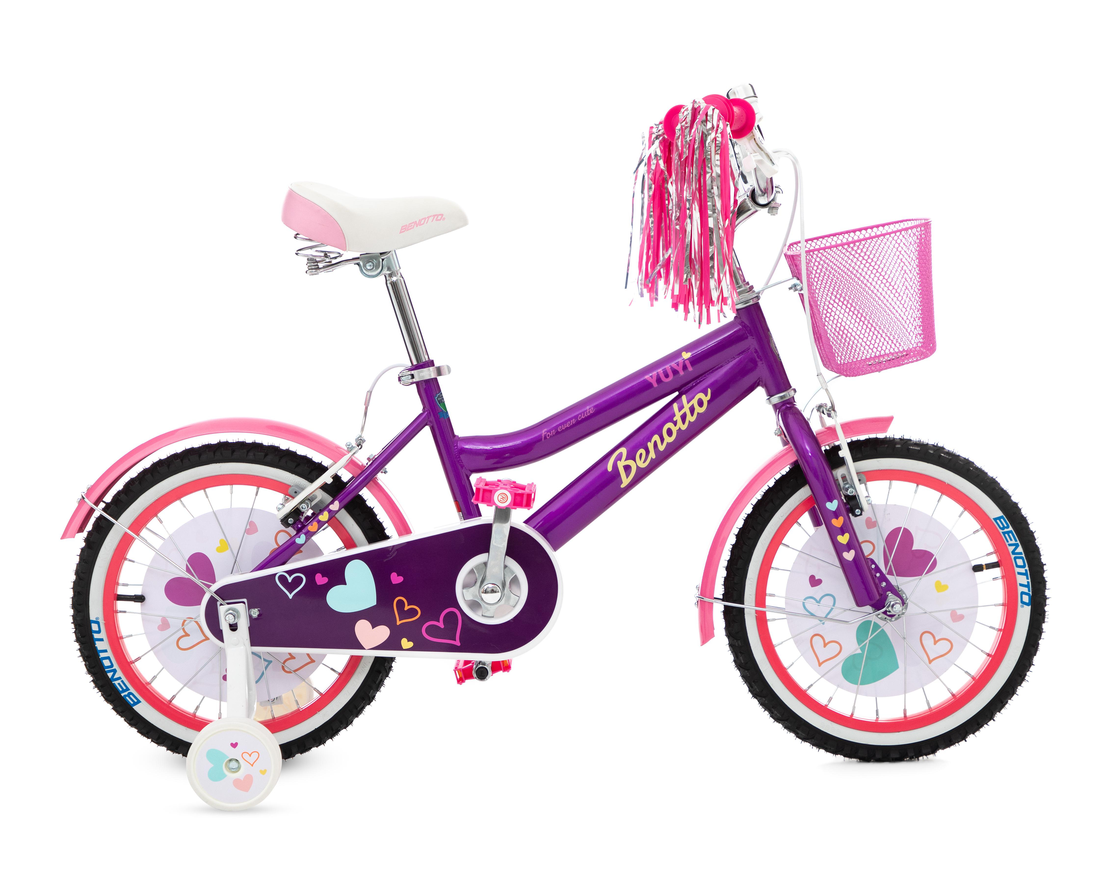 Foto 3 pulgar | Bicicleta Infantil Benotto Yuyi 16" Morada