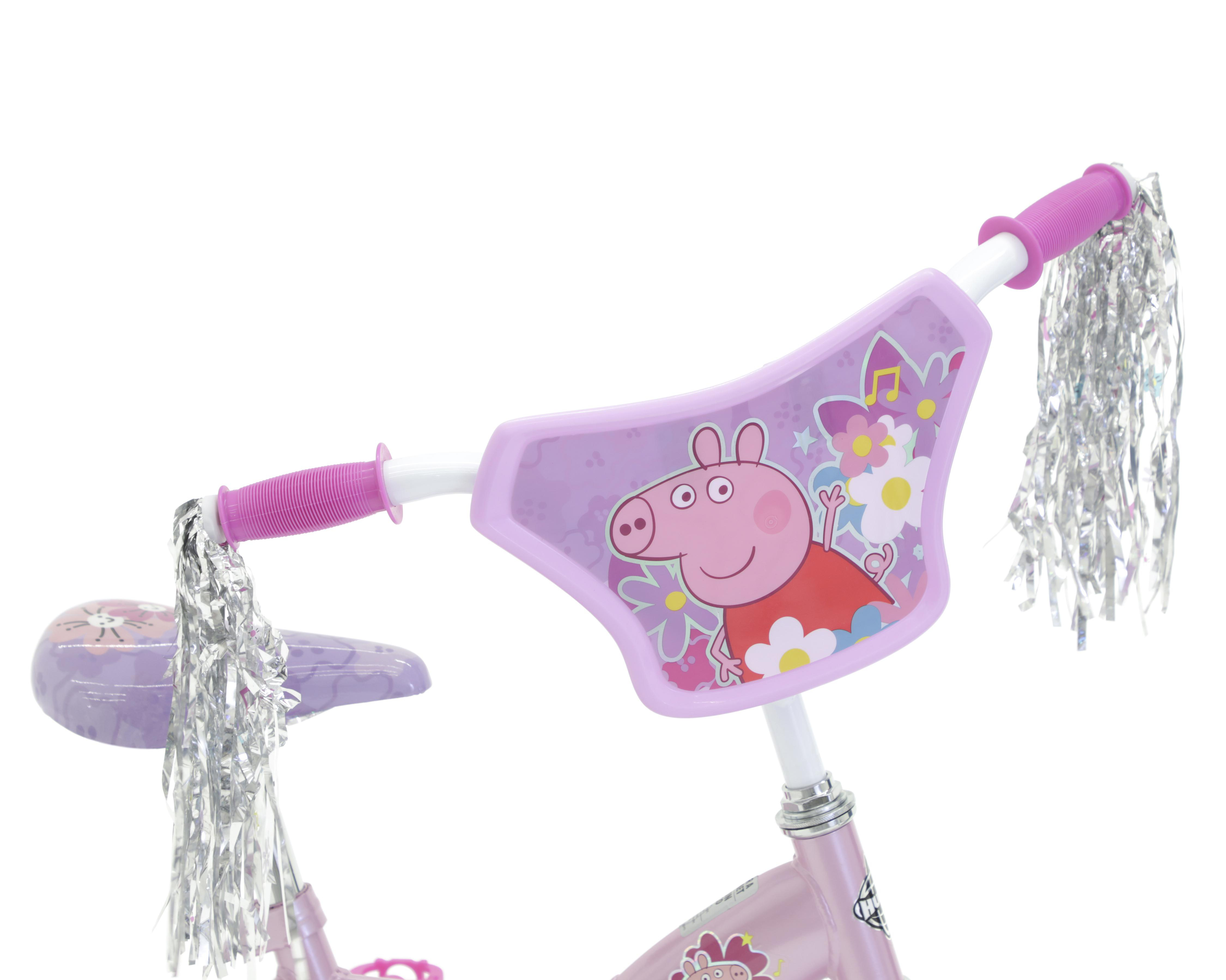 Foto 4 pulgar | Bicicleta Infantil Peppa Pig 12" Rosa