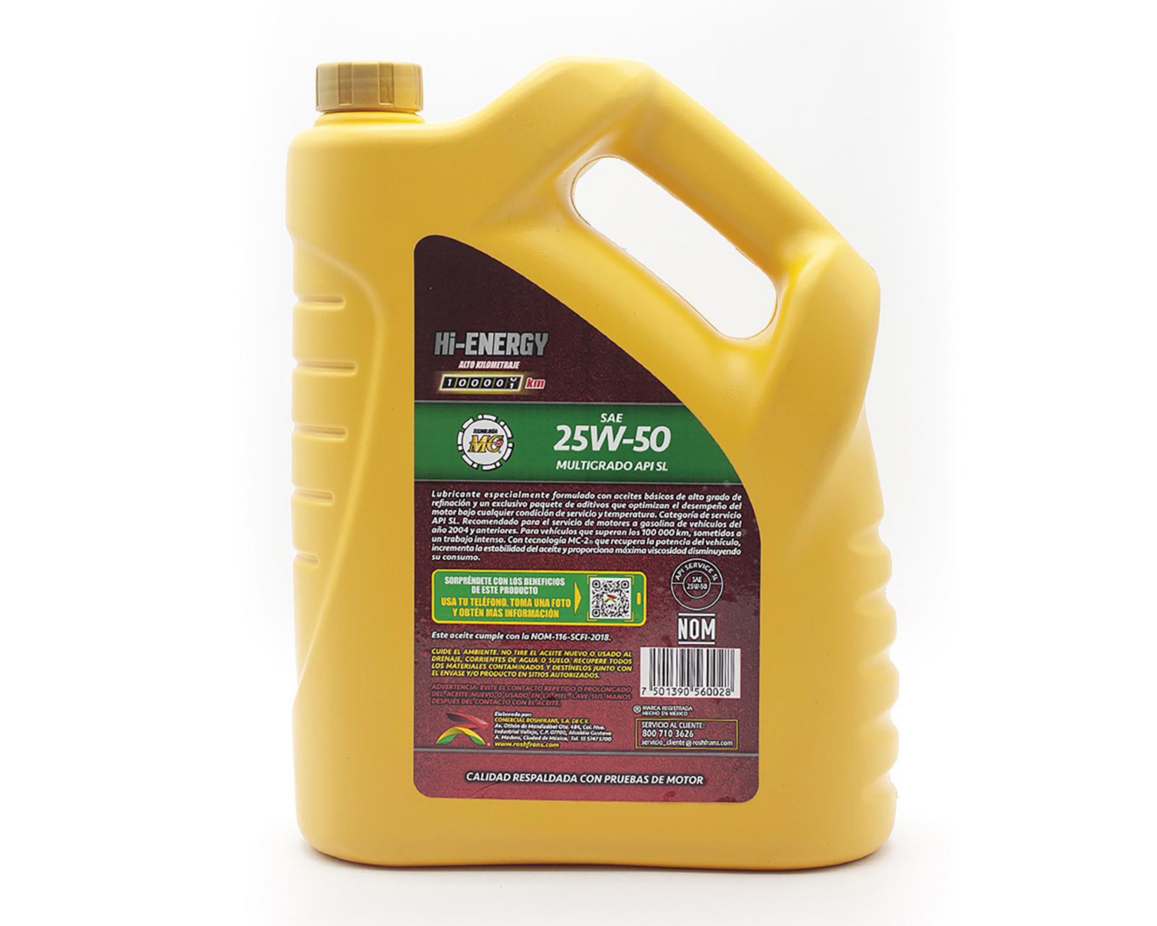 Foto 2 | Aceite Roshfrans para Motor de Automóvil Multigrado 5 l