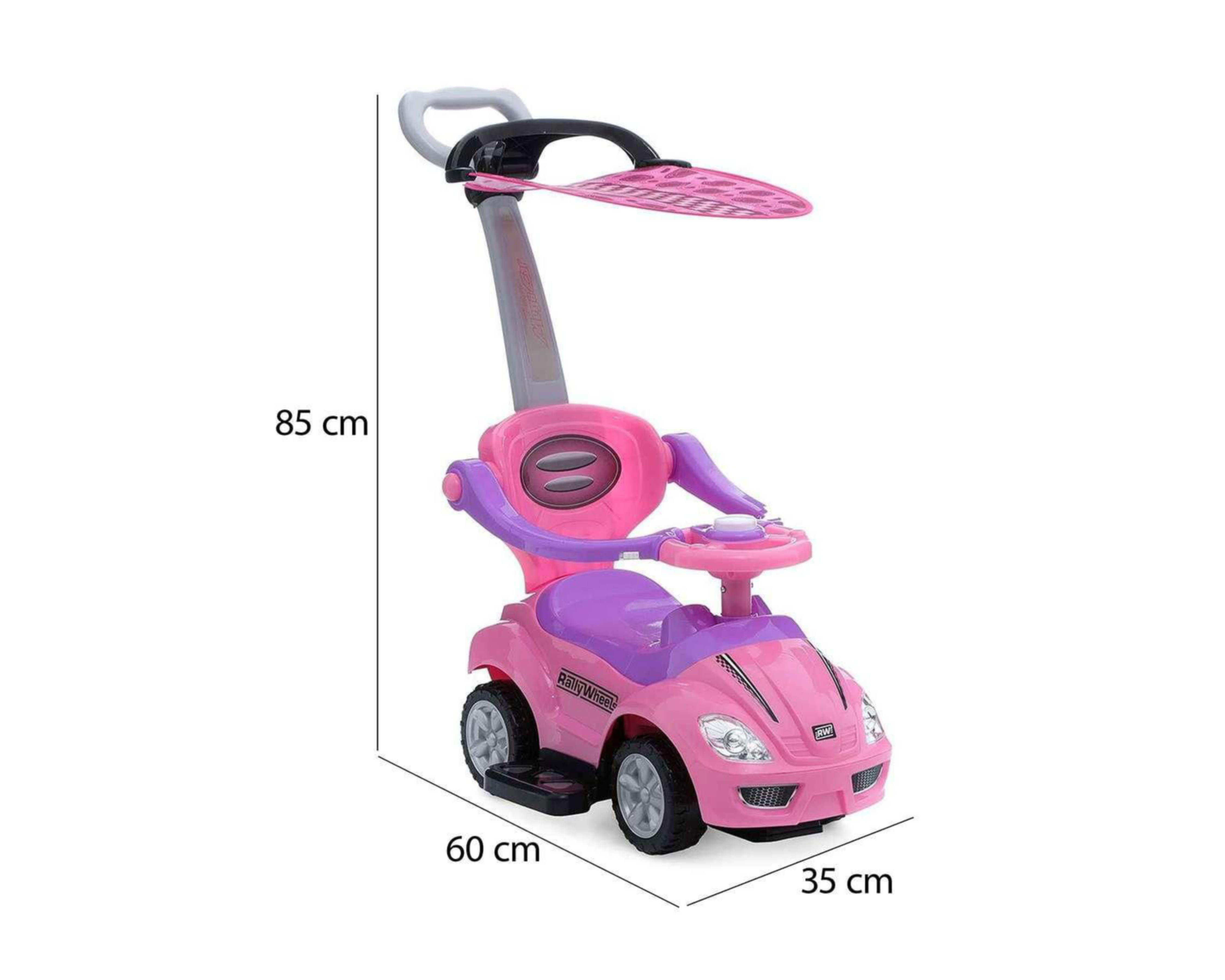Foto 8 | Montable 2 en 1 Rally Wheels Rosa
