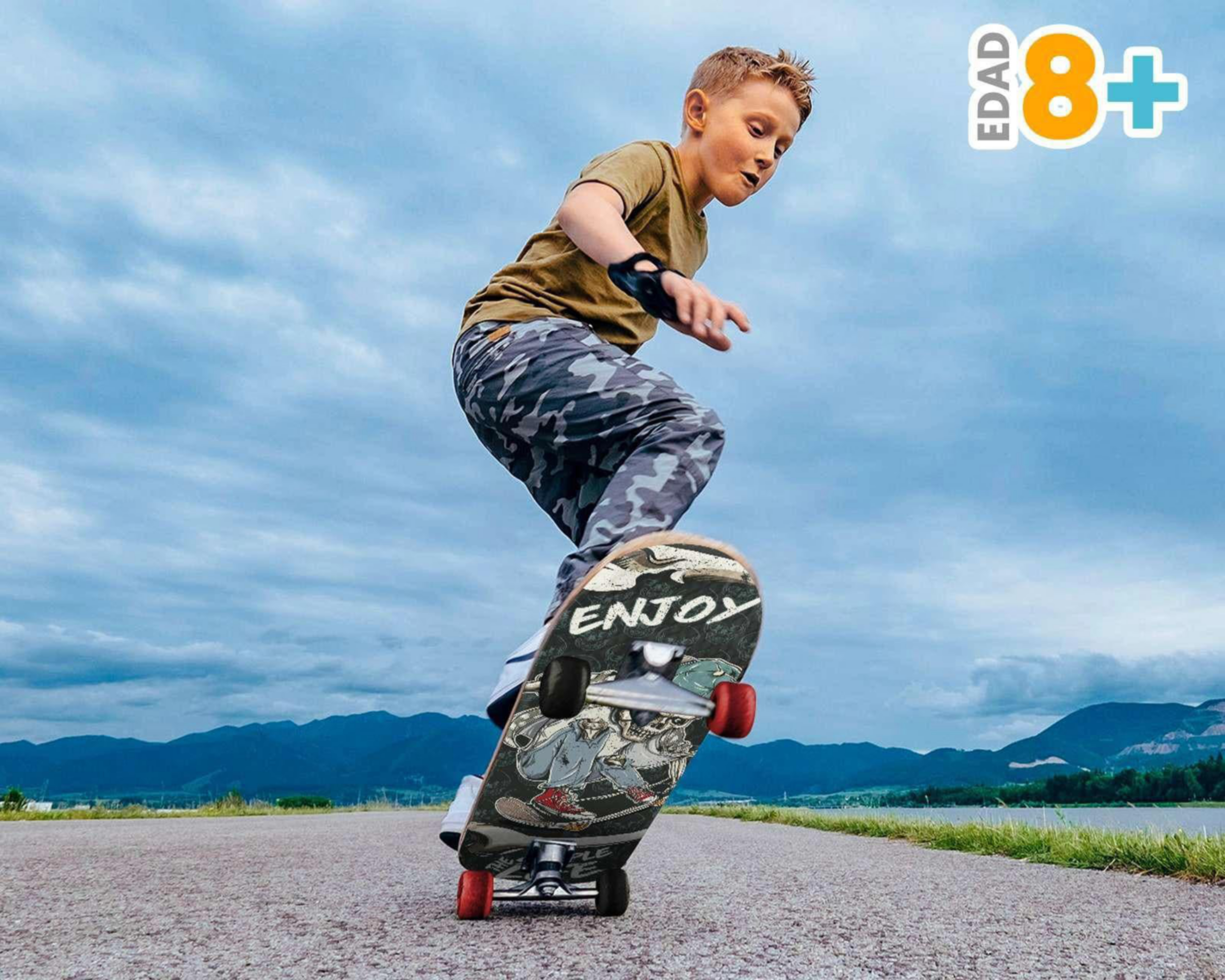 Foto 2 | Patineta Flying Wheel Calavera SBFW31 con Antiderrapante