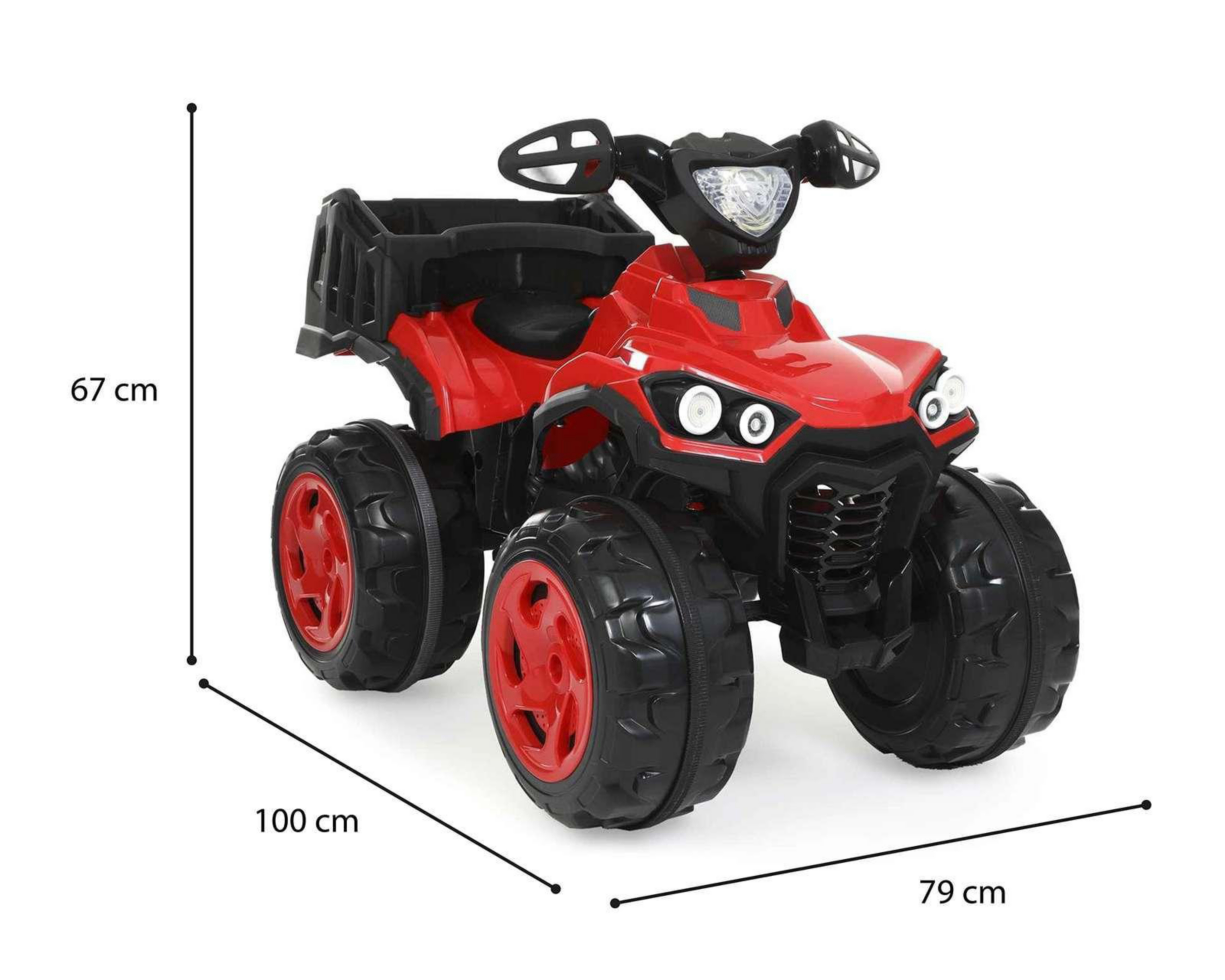 Foto 8 | Montable Cuatrimoto Prinsel Cobra Roja