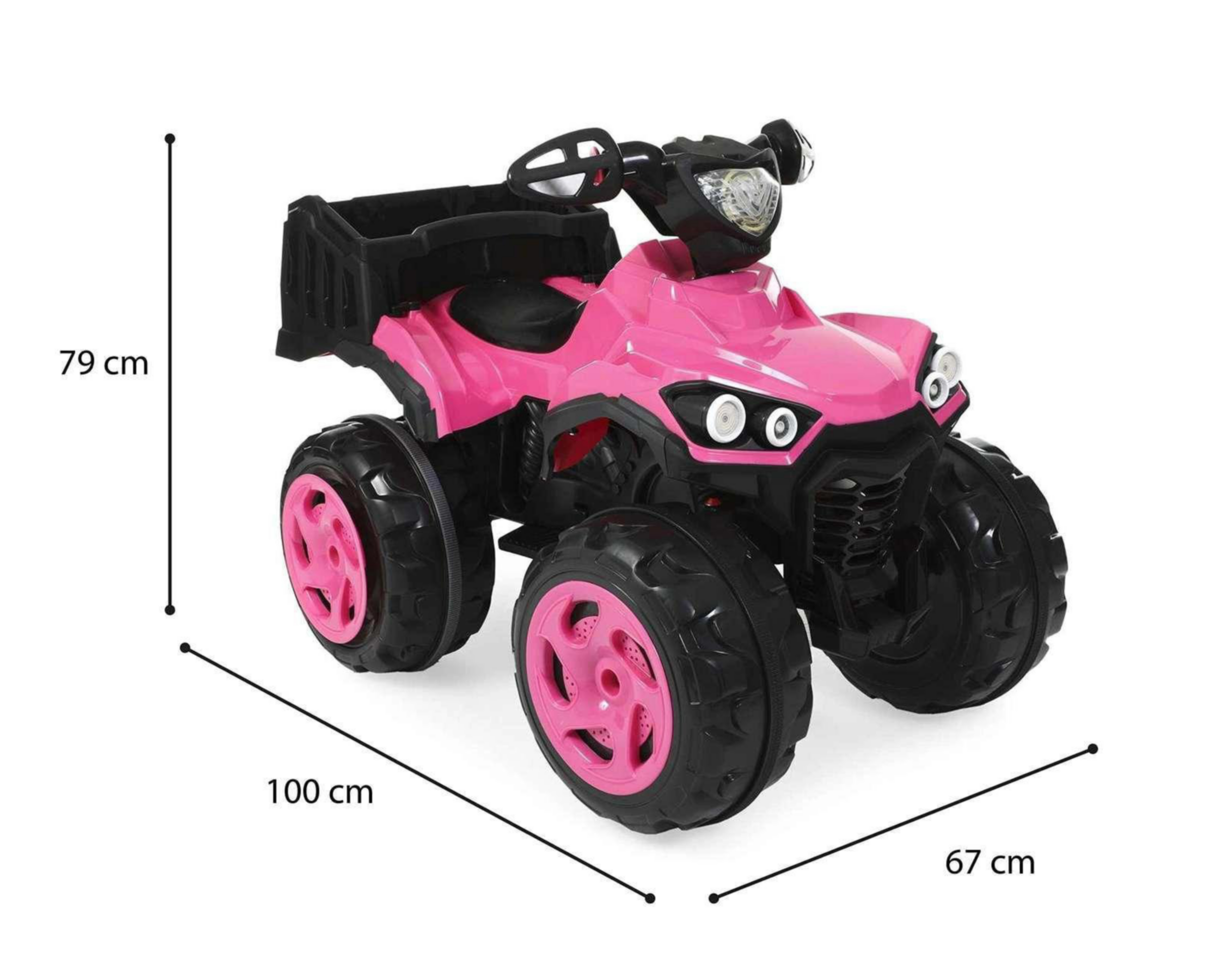 Foto 9 pulgar | Montable Eléctrico Prinsel Rosa