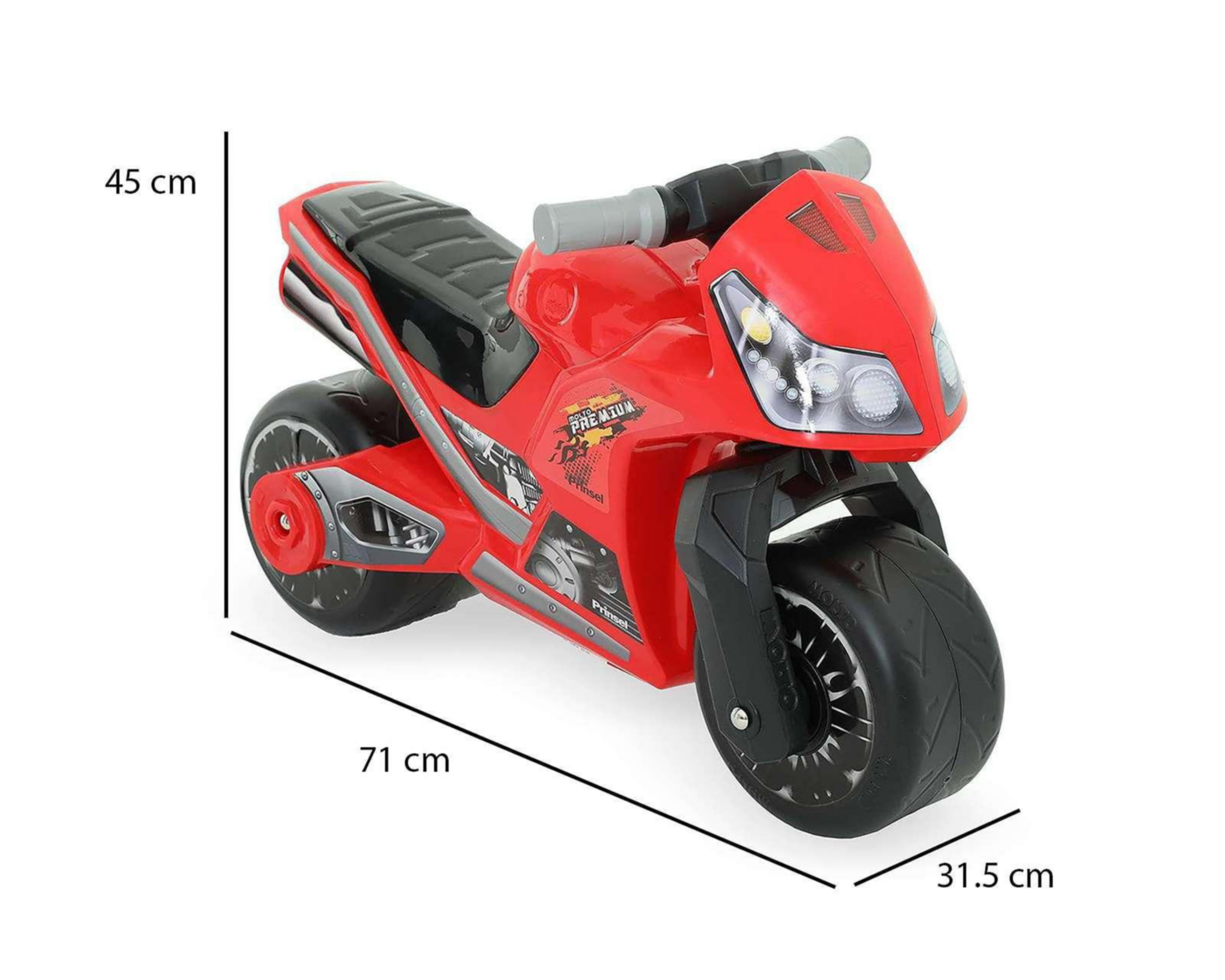 Foto 7 | Montable Prinsel Motocross Premium Rojo