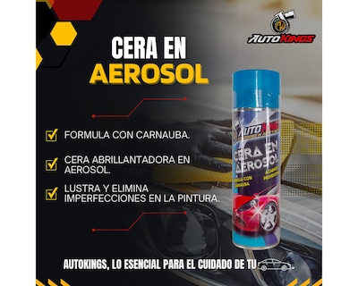 Foto 3 | Cera en Aerosol Autokings 440 ml