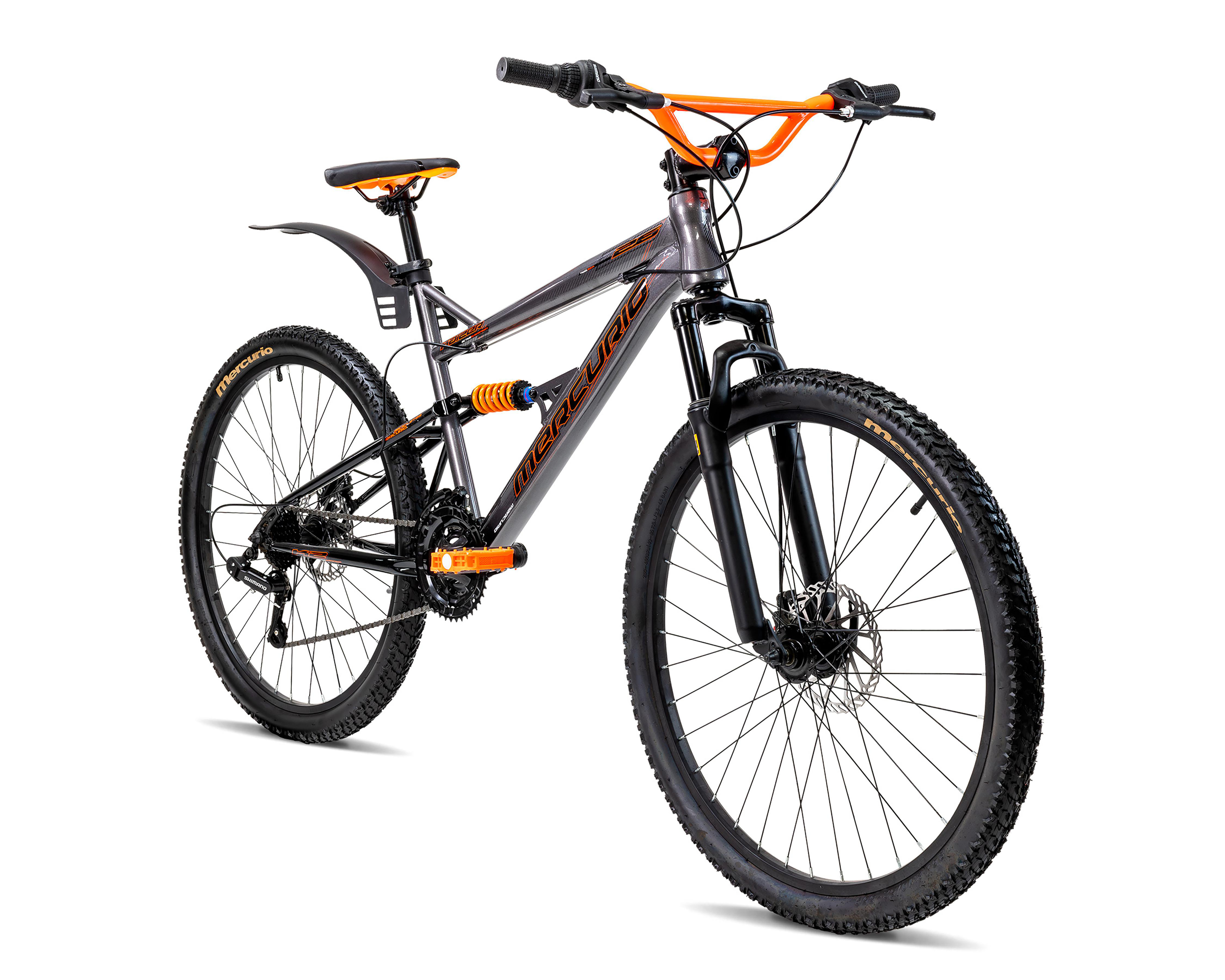 Bicicleta de Montaña Mercurio Kaizer DS 26' Gris $5,499