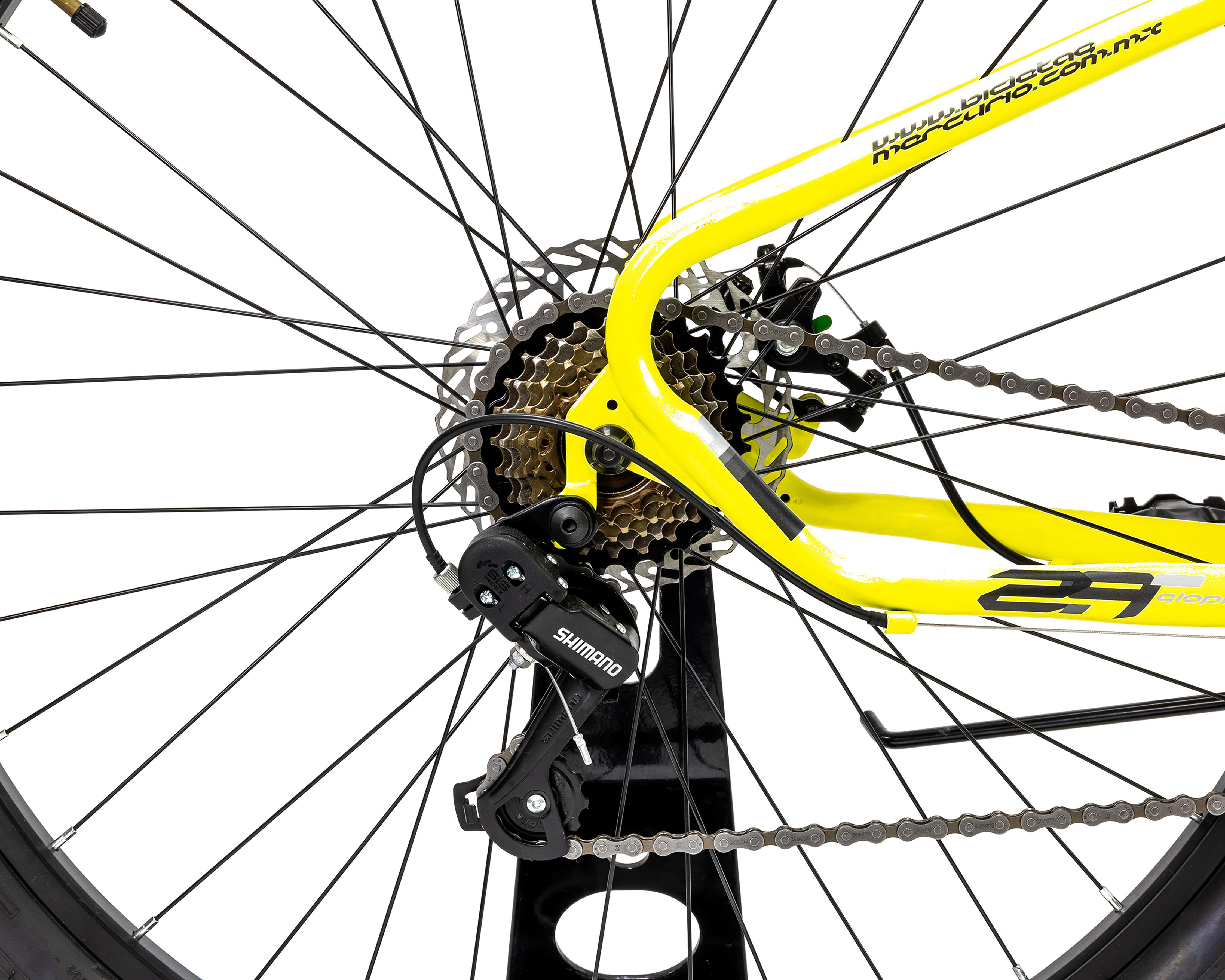 Foto 5 | Bicicleta de Montaña Mercurio Kaizer MTB 29" Amarillo