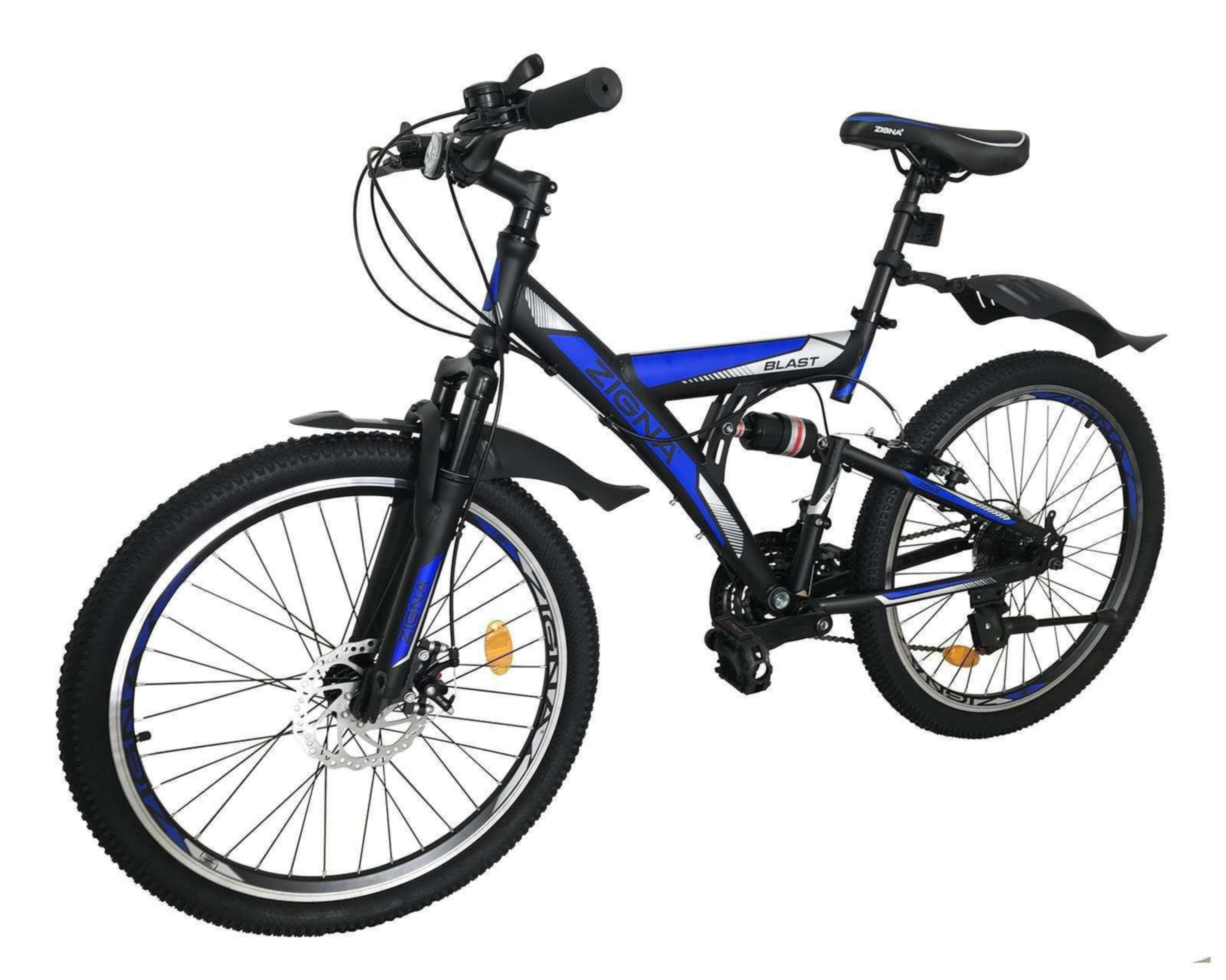 Foto 4 pulgar | Bicicleta de Montaña Zigna Blast 24" Azul