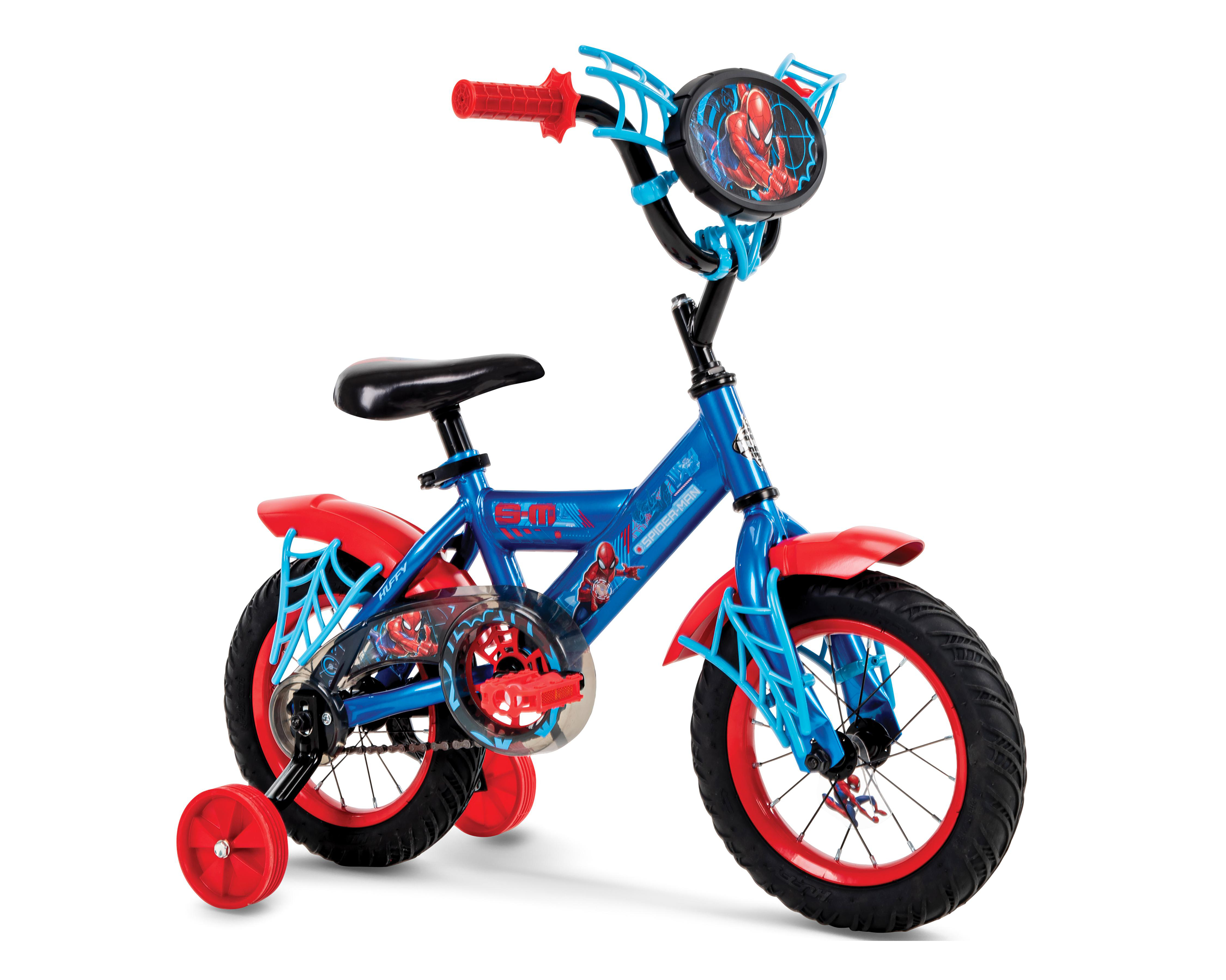 Bicicleta Infantil Huffy Spider-Man Rodada 12 Azul $2,699