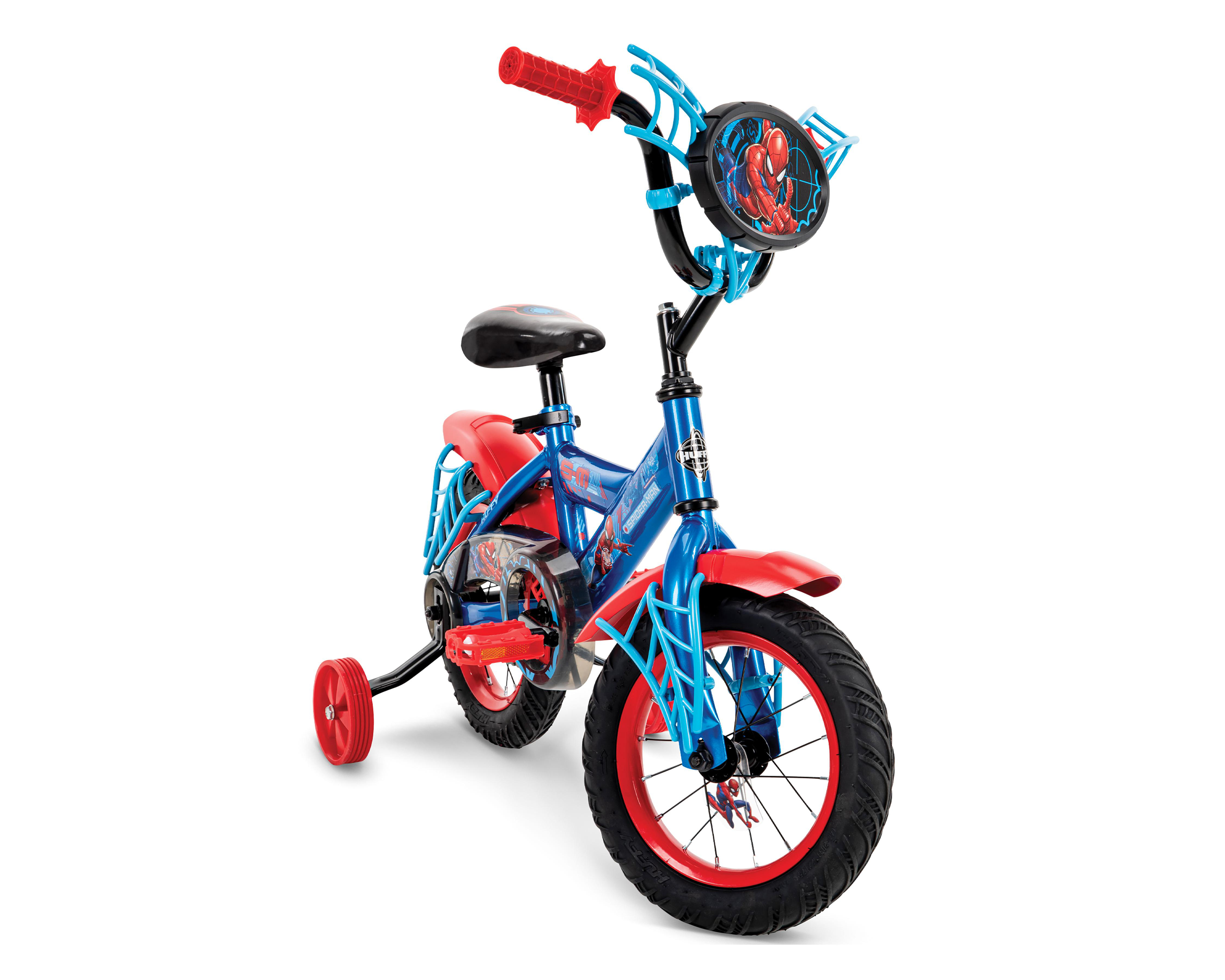 Foto 3 pulgar | Bicicleta Infantil Huffy Spider-Man Rodada 12 Azul