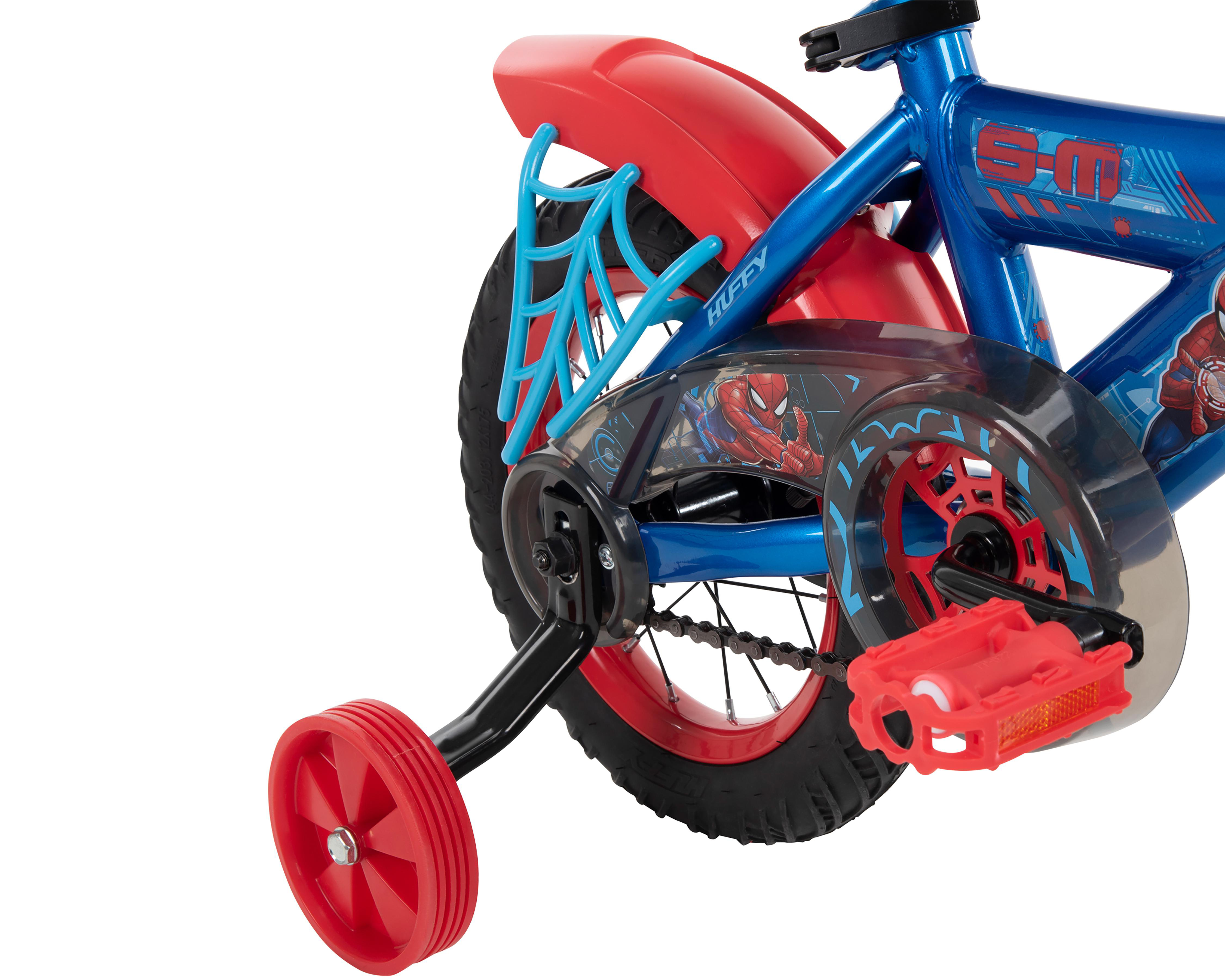 Foto 6 pulgar | Bicicleta Infantil Huffy Spider-Man Rodada 12 Azul