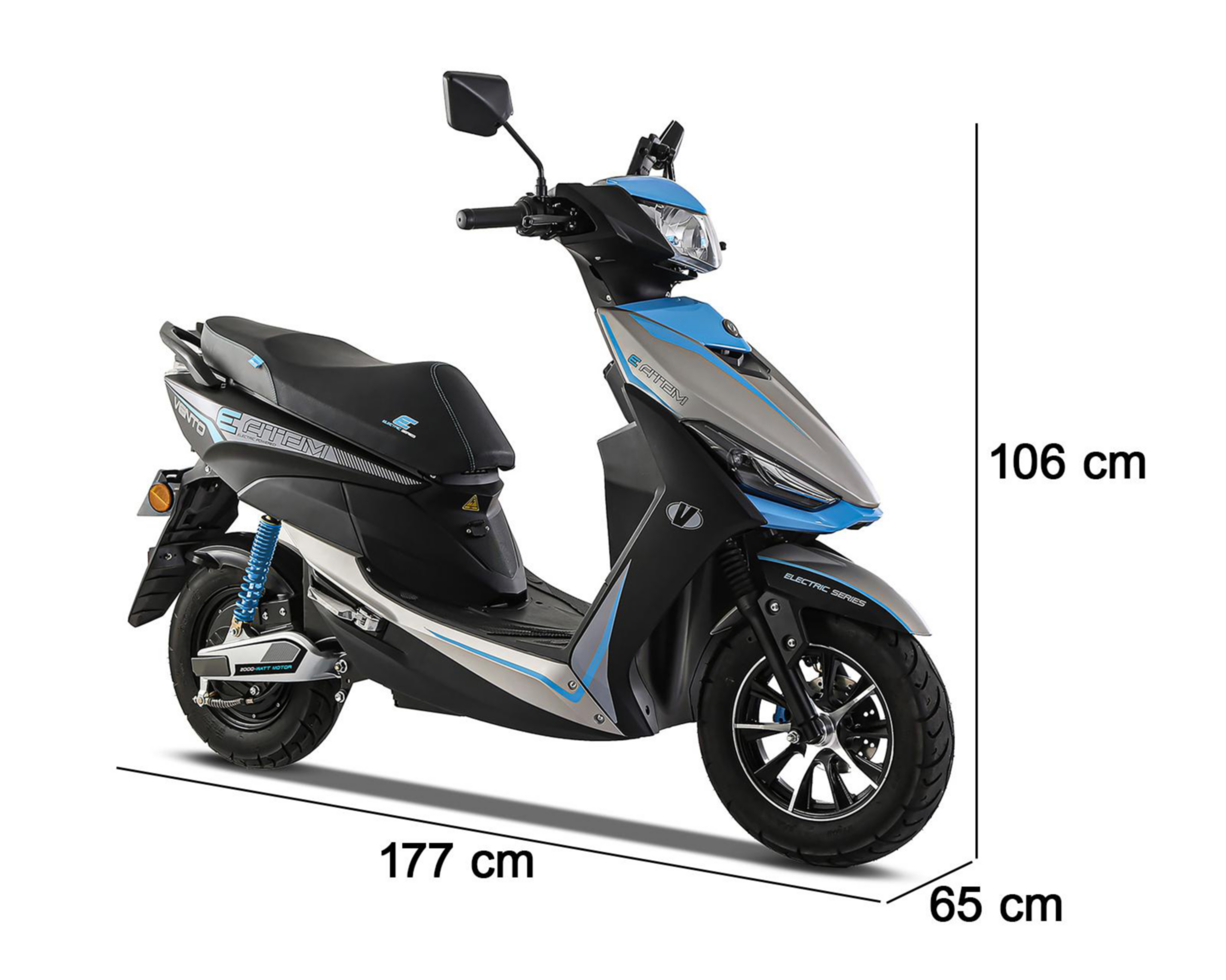 Foto 9 pulgar | Moto Eléctrica Vento E-Atom 2025